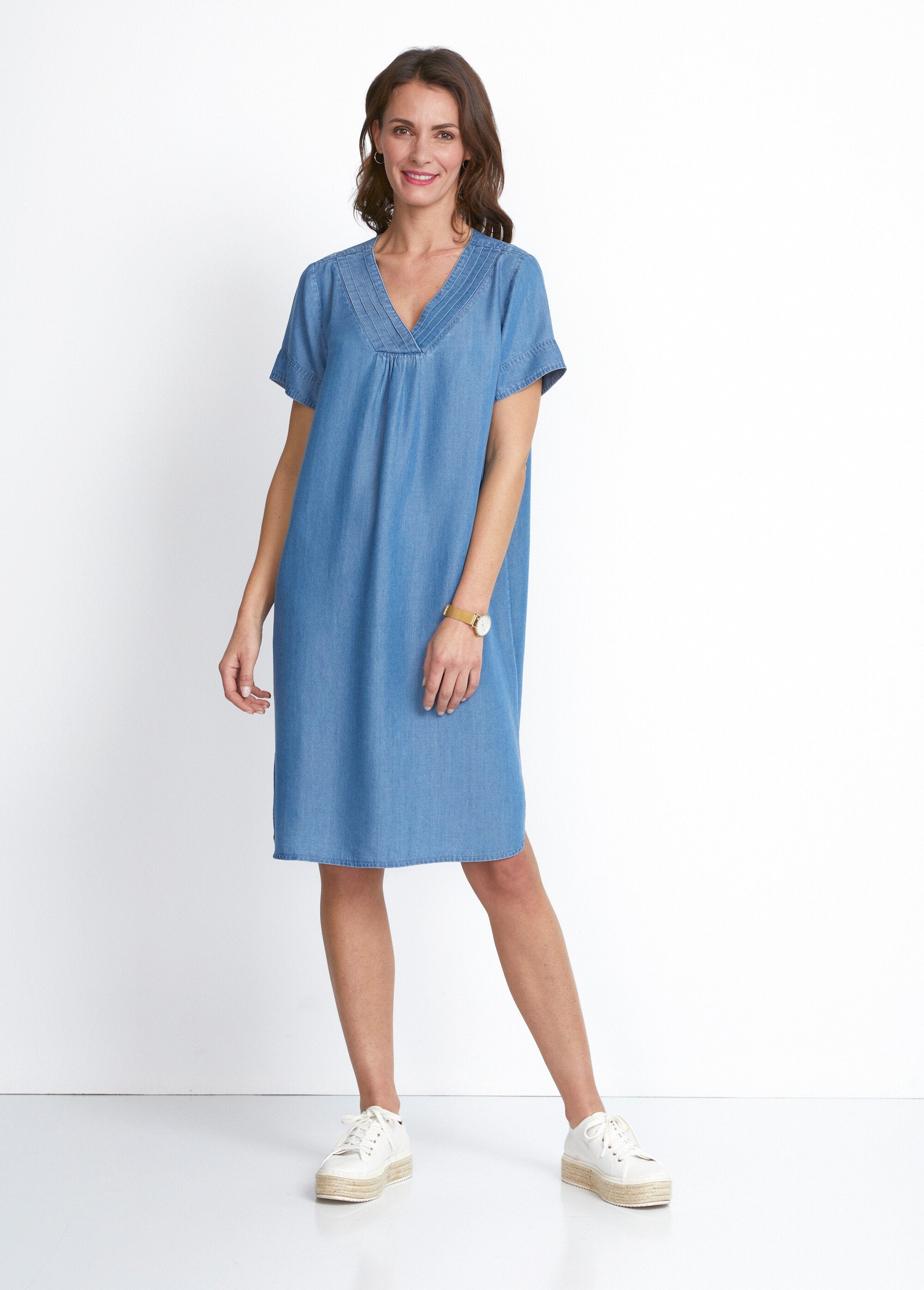 Robe_courte_droite_tissu_lyocell_Bleu_FA1_slim