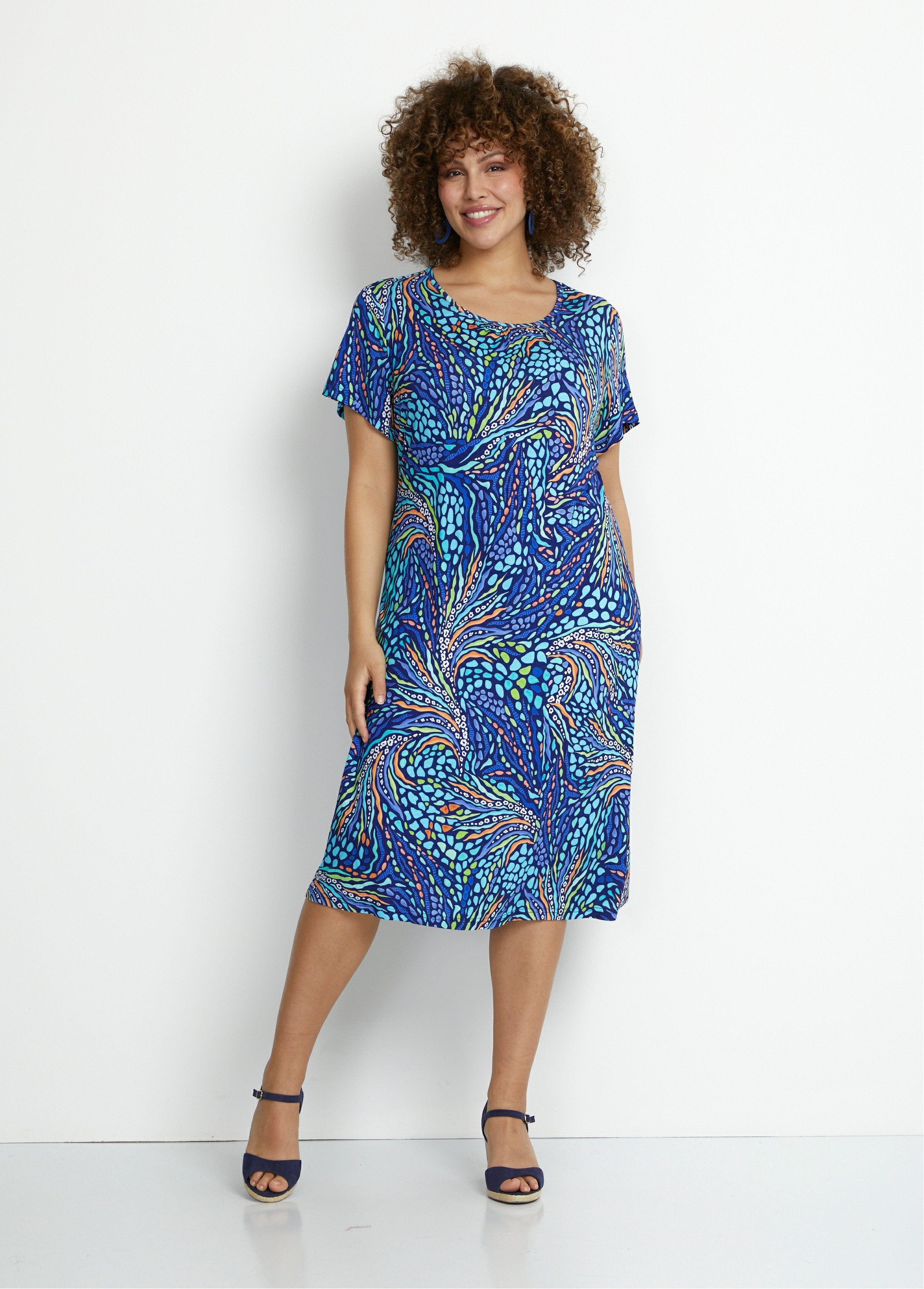 Robe_courte_maille_imprimée_Imprime_bleu_FA1_curvy