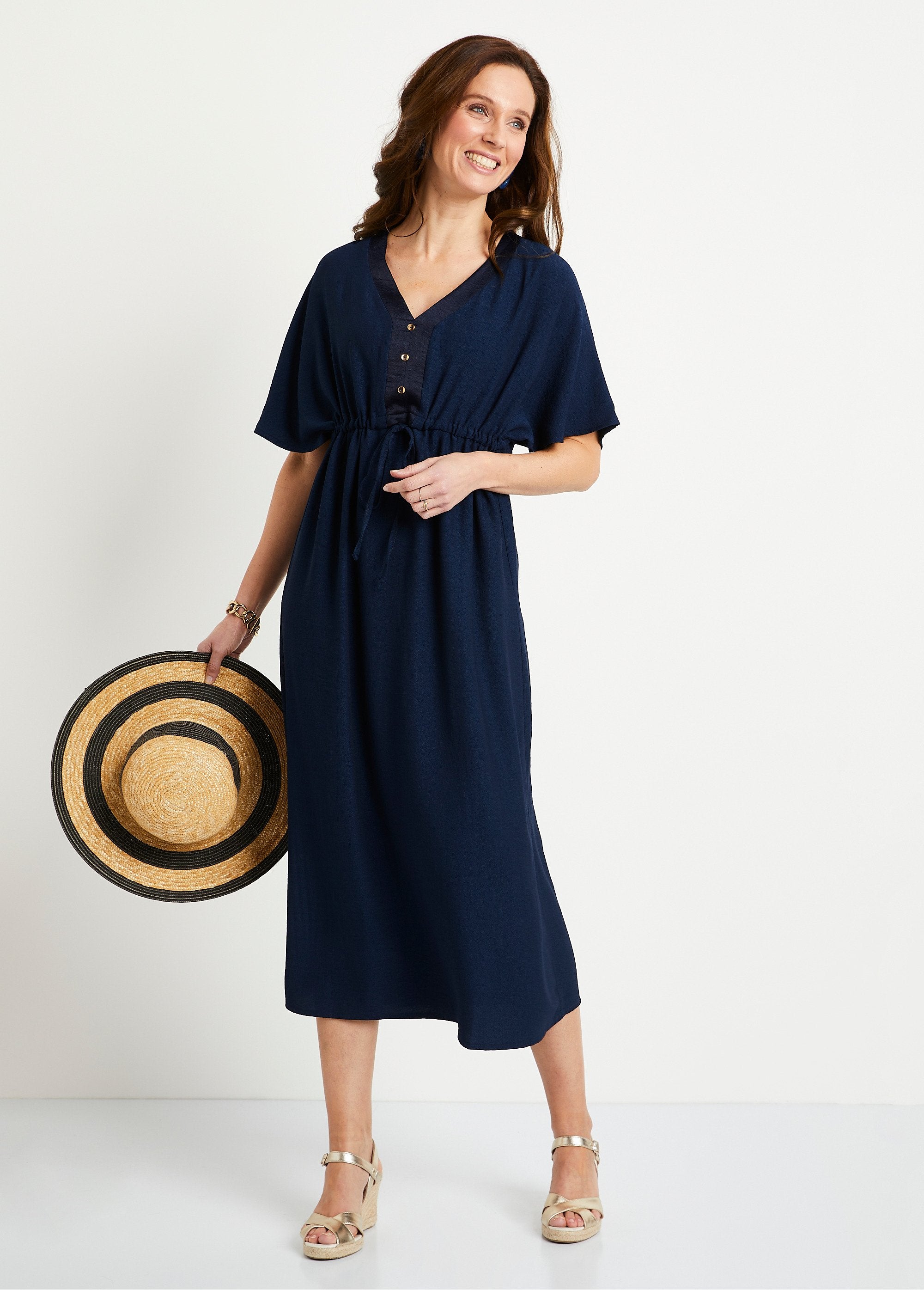 Robe_longue_ample_unie_Marine_FA2_slim