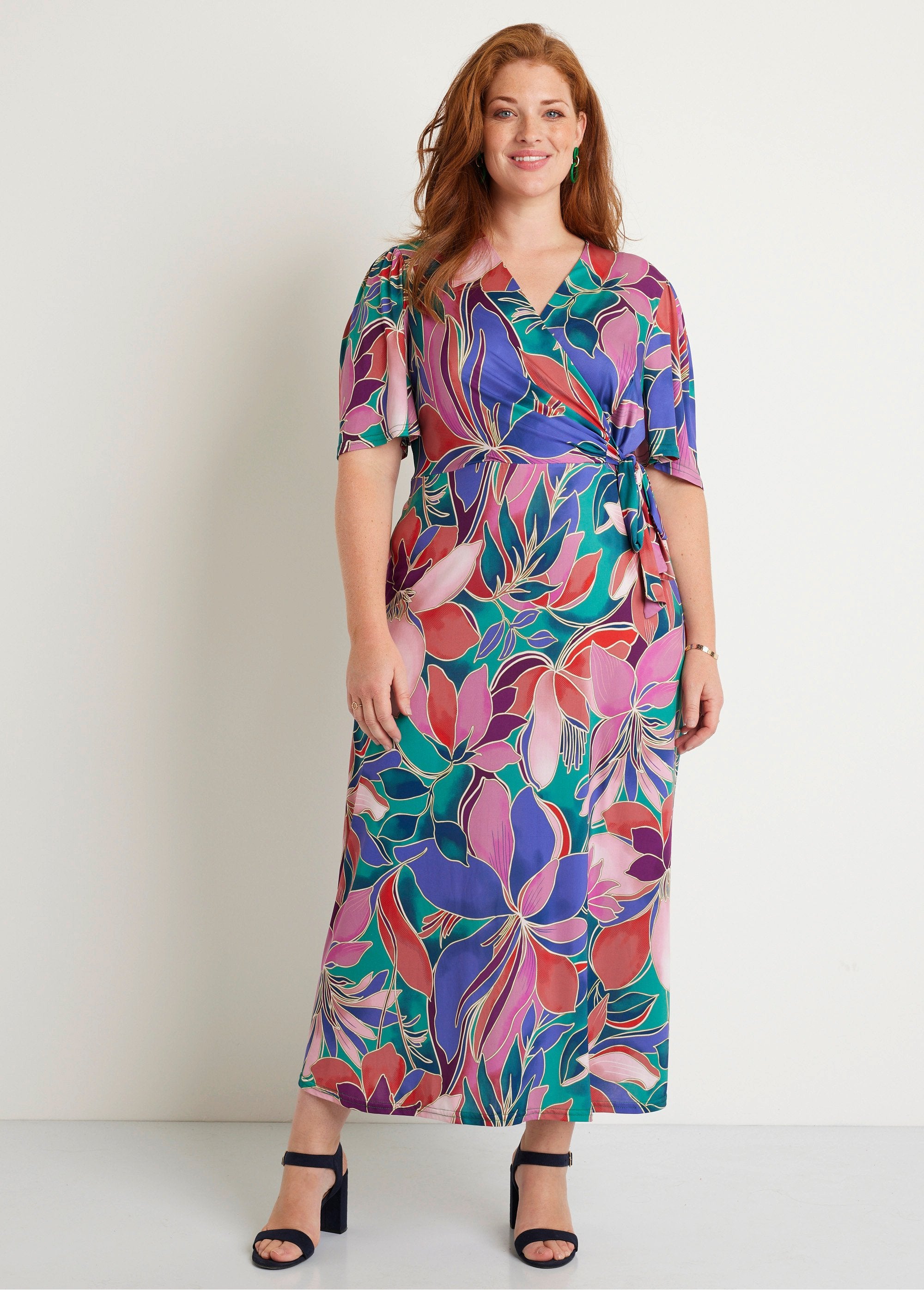 Long_floral_wrap_dress_Pink_and_green_FA1_curvy