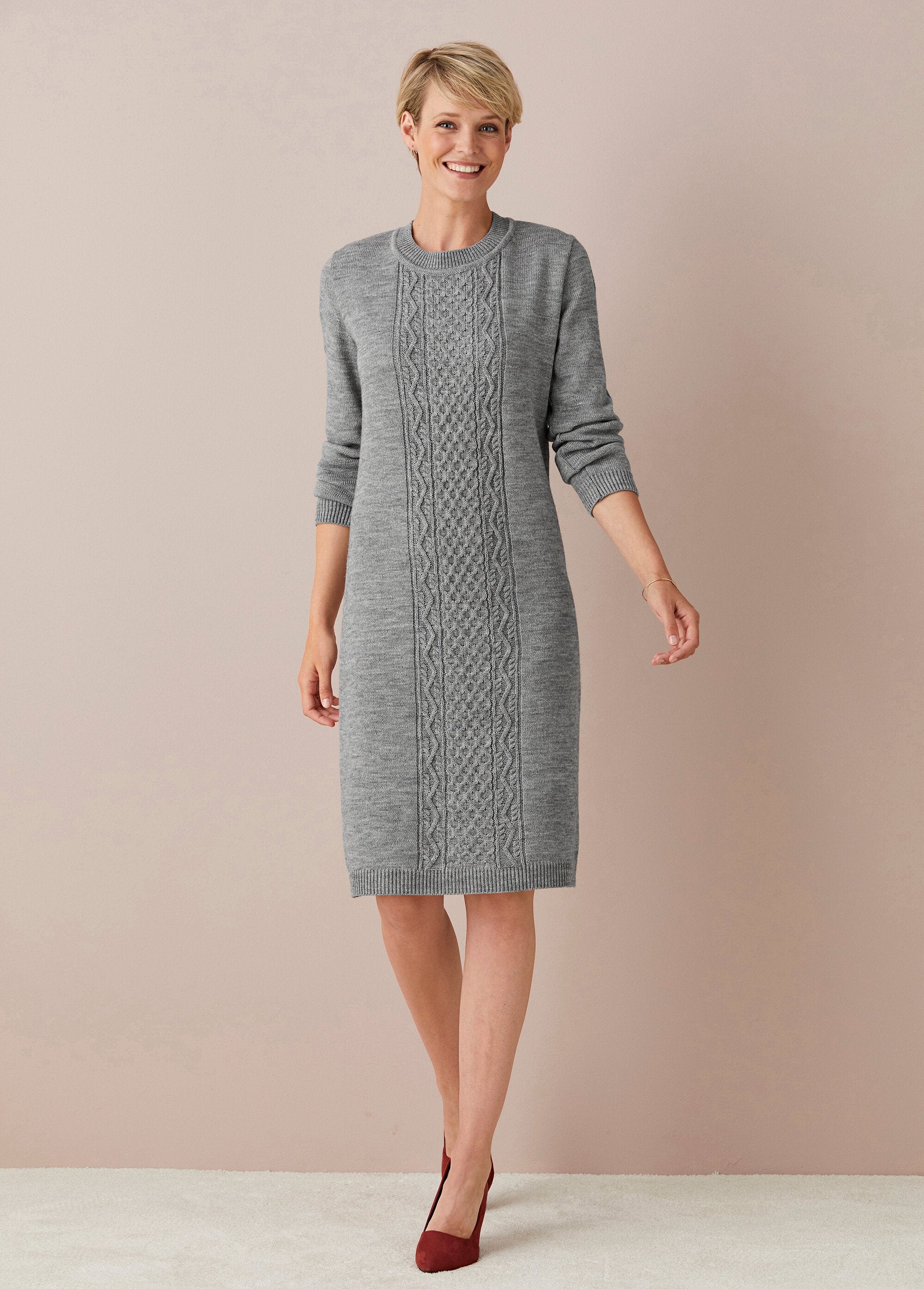 Robe_pull_courte_maille_fantaisie_Gris_FA1_slim