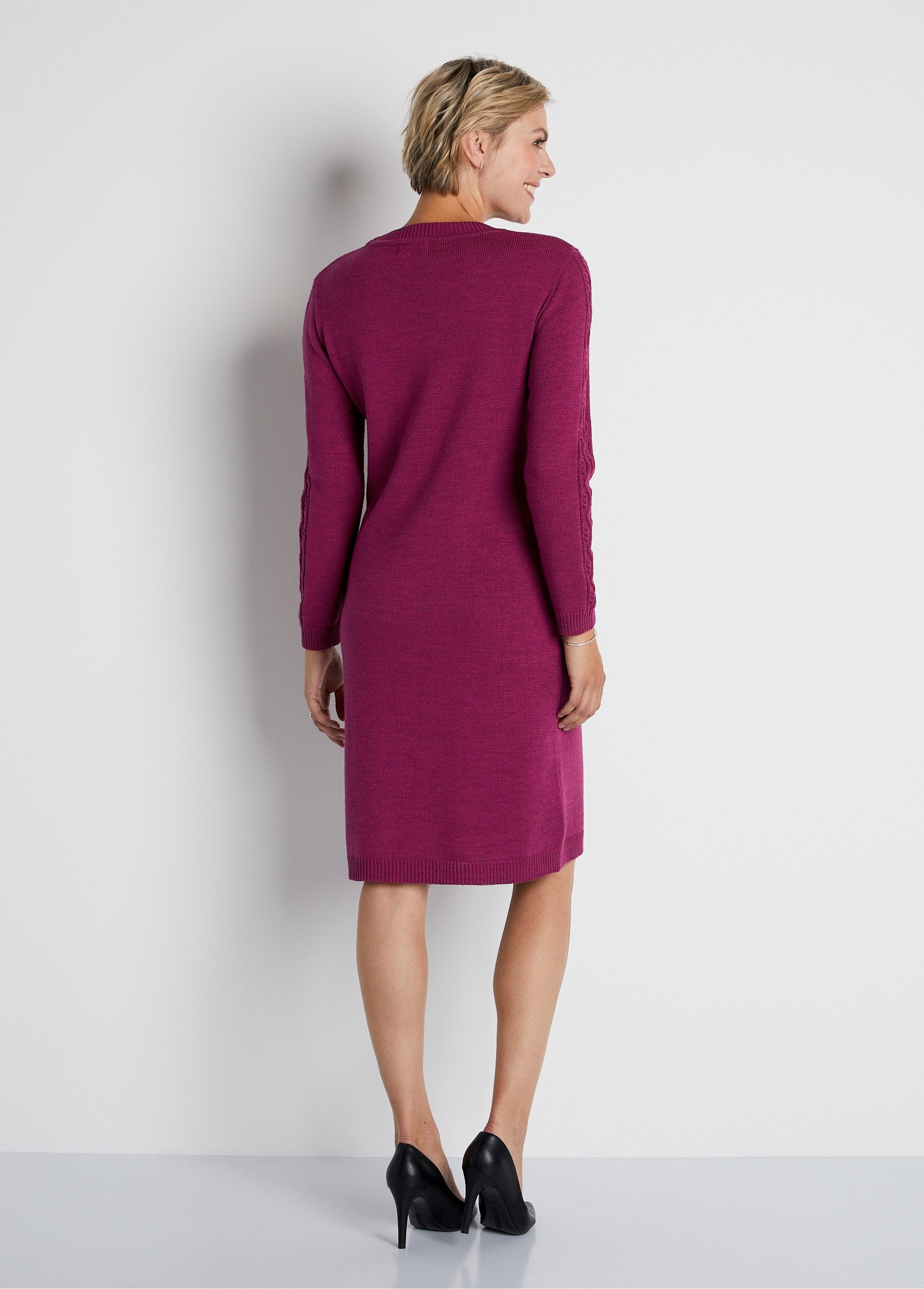 Robe_pull_courte_maille_fantaisie_Cassis_DO1_slim