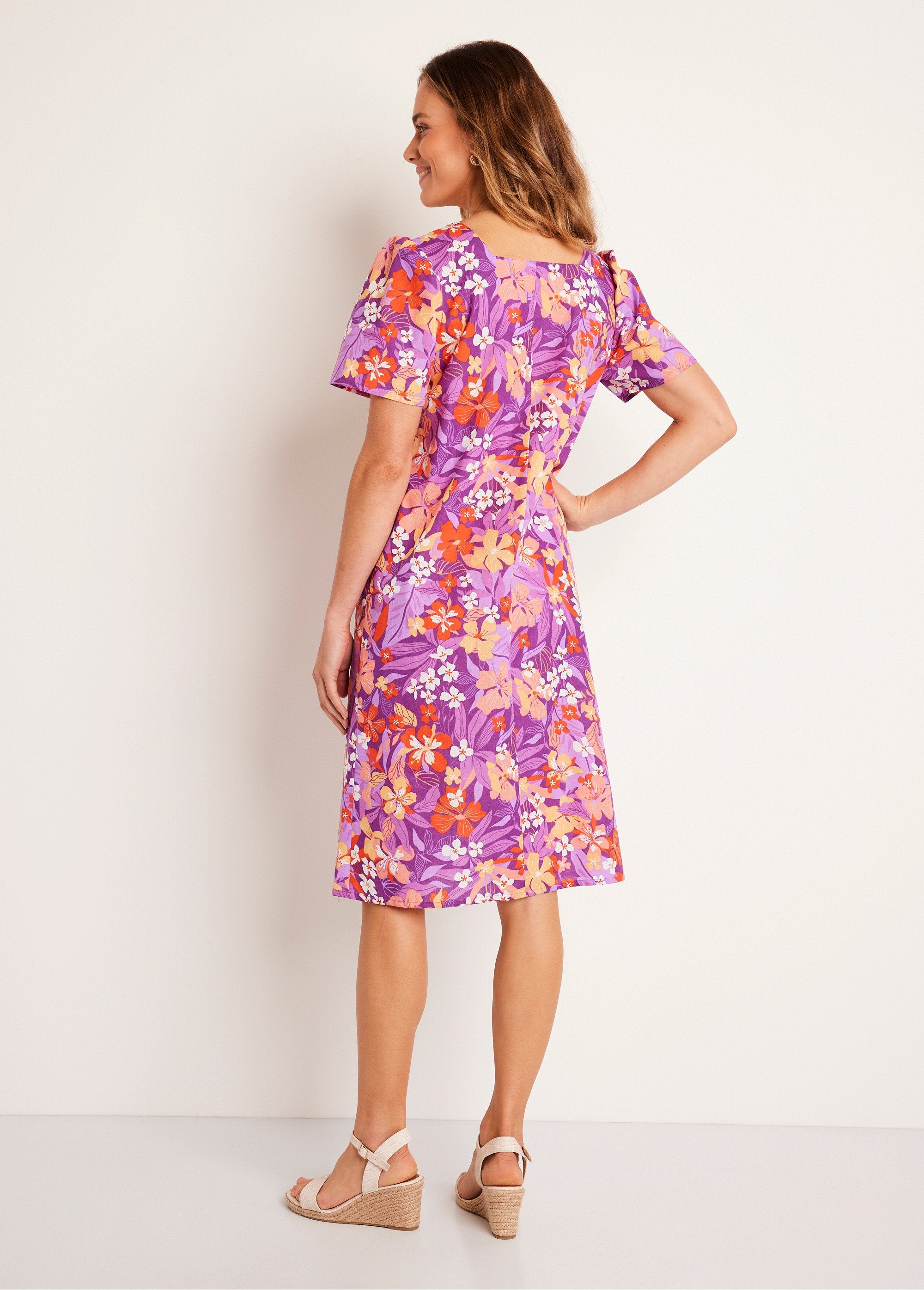 Robe-tablier_courte_manches_courtes_Violet_et_orange_DO1_slim