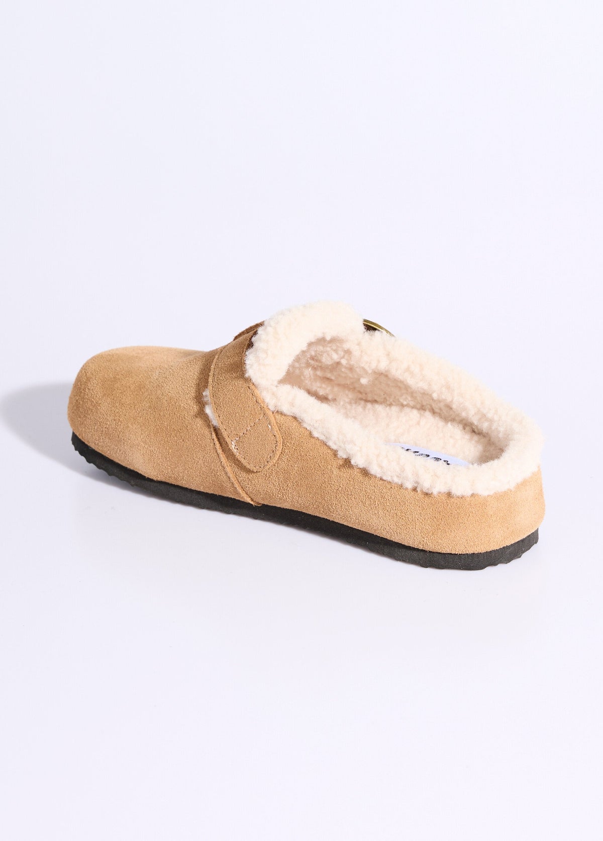 Sabots Fourrure LA CAMPAGINA - Taille 36 - Blanc - Semelle Bois - Occasion Bon État