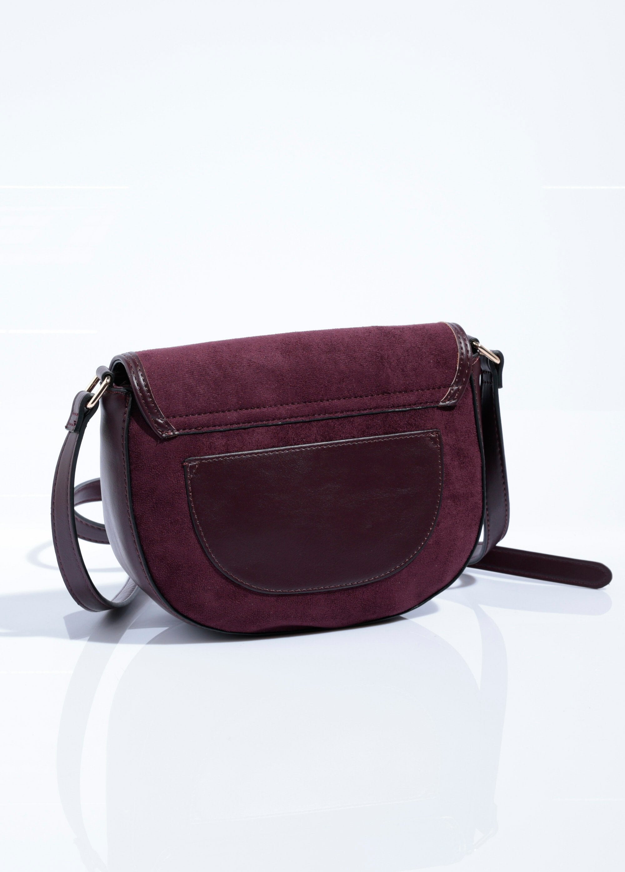 Chique_halve_maan_handtas_van_suède_Bordeaux_DO1_slim