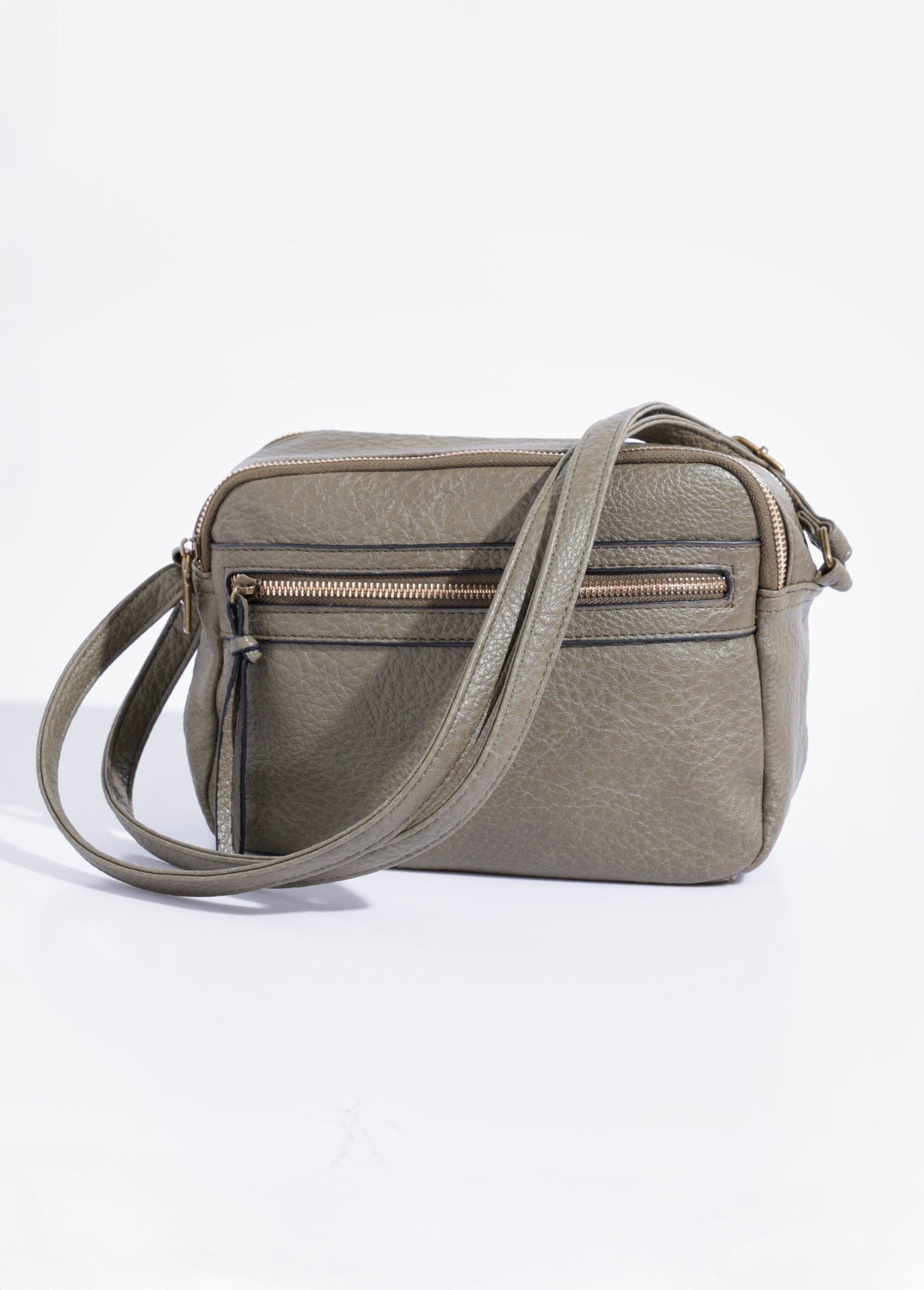 Sac_à_main_compact_double_zip_métal_Kaki_FA1_slim