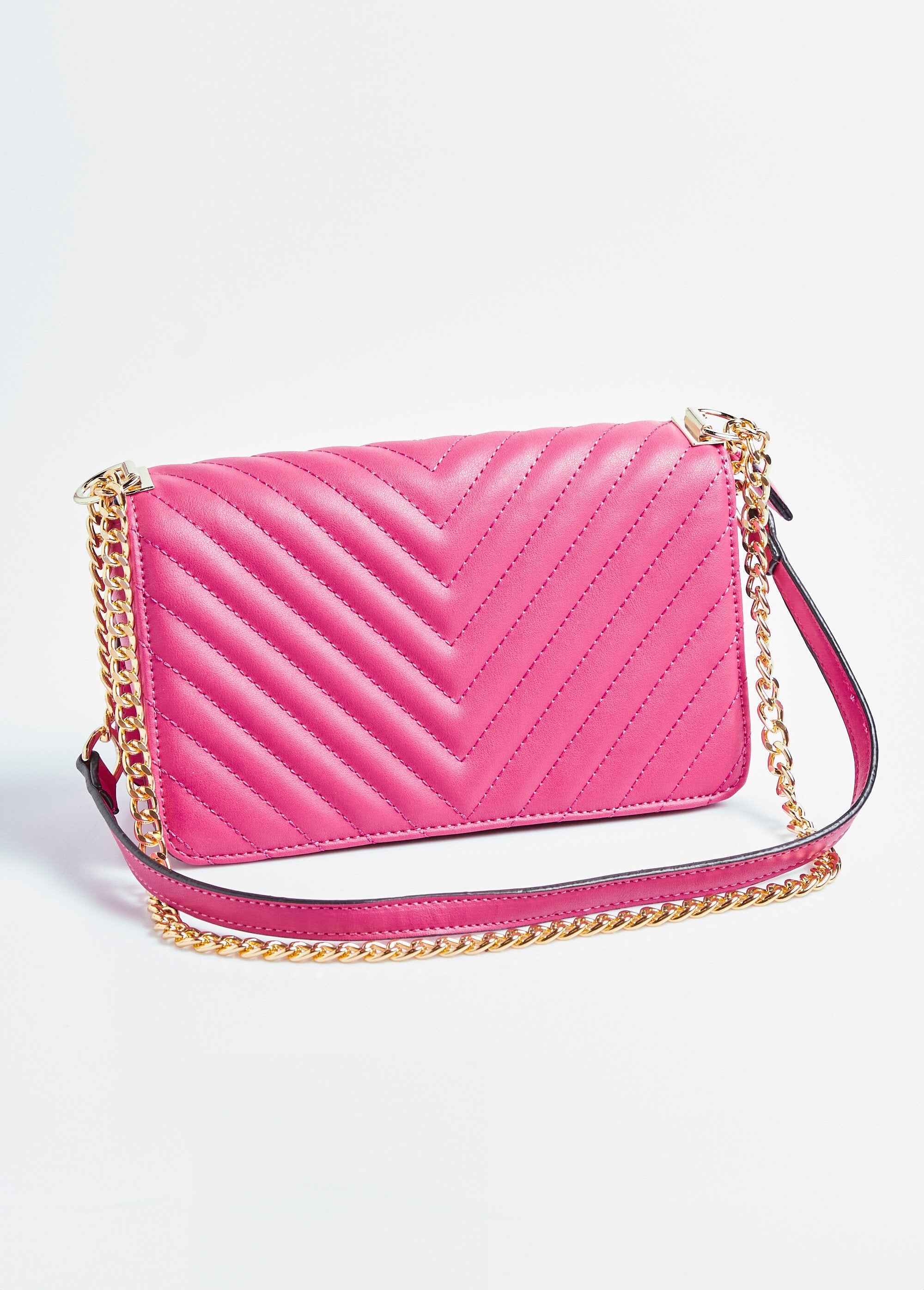 Sac_pochette_matelassé_surpiqûres_chevrons_Fuchsia_FA1_slim