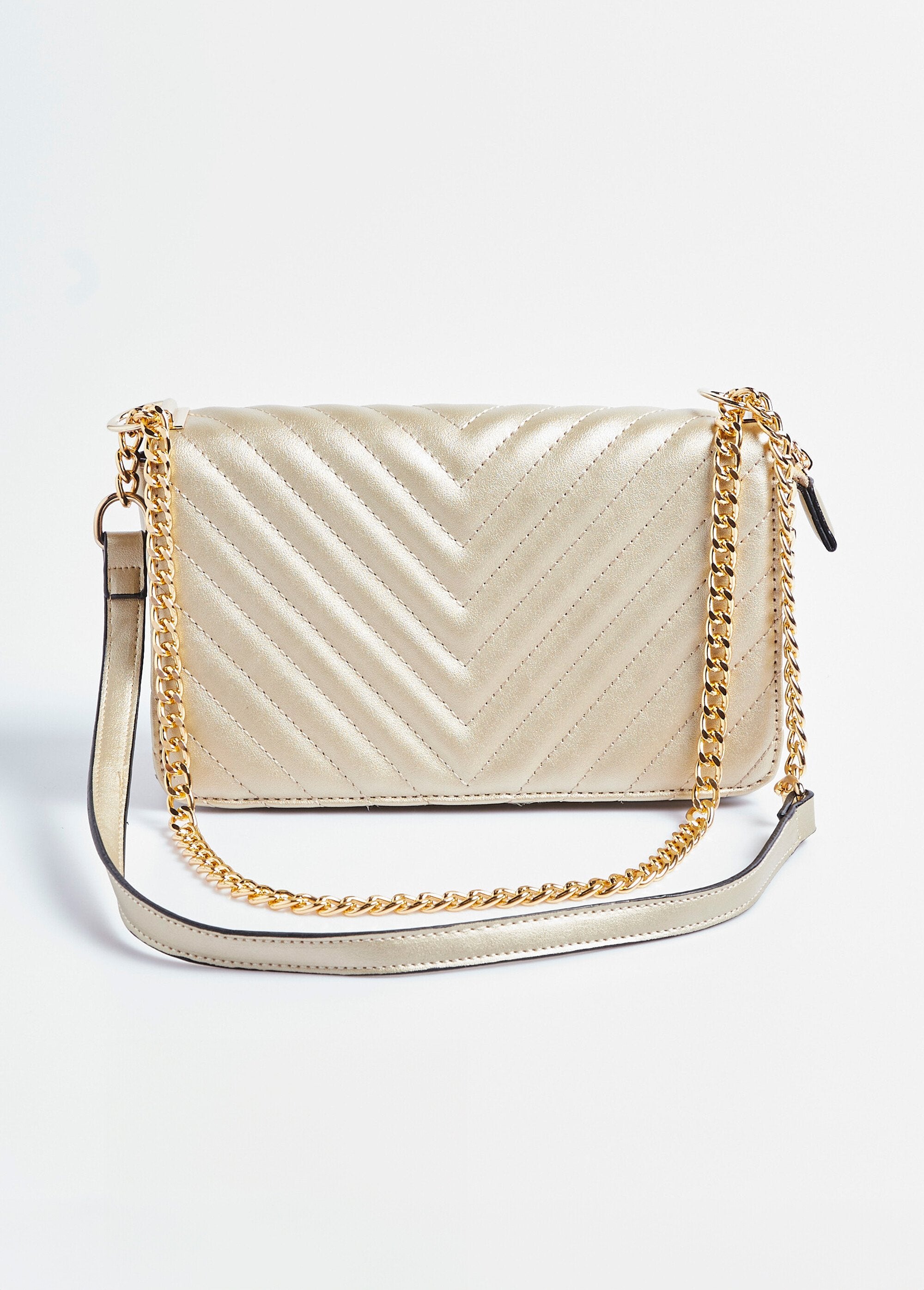Sac_pochette_matelassé_surpiqûres_chevrons_Dore_FA1_slim