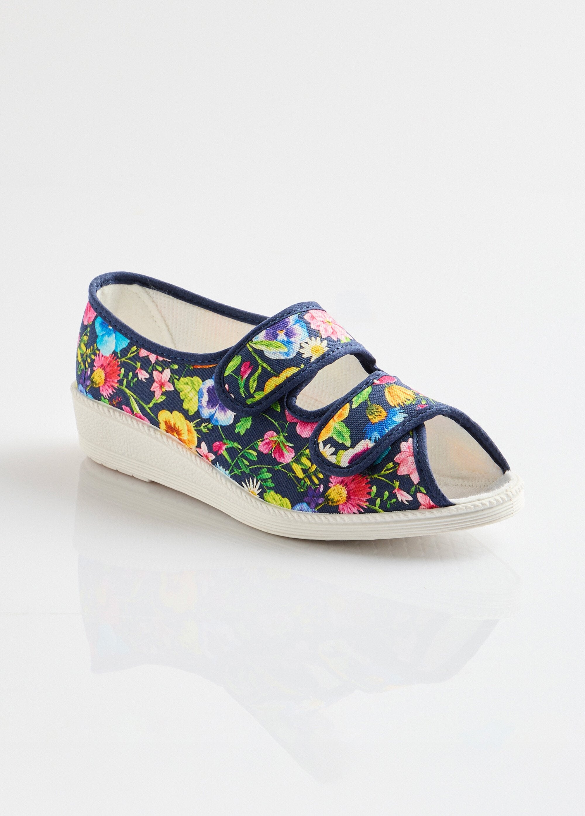 Sandales_largeur_confort_bout_ouvert_Imprime_marine_FA1_slim