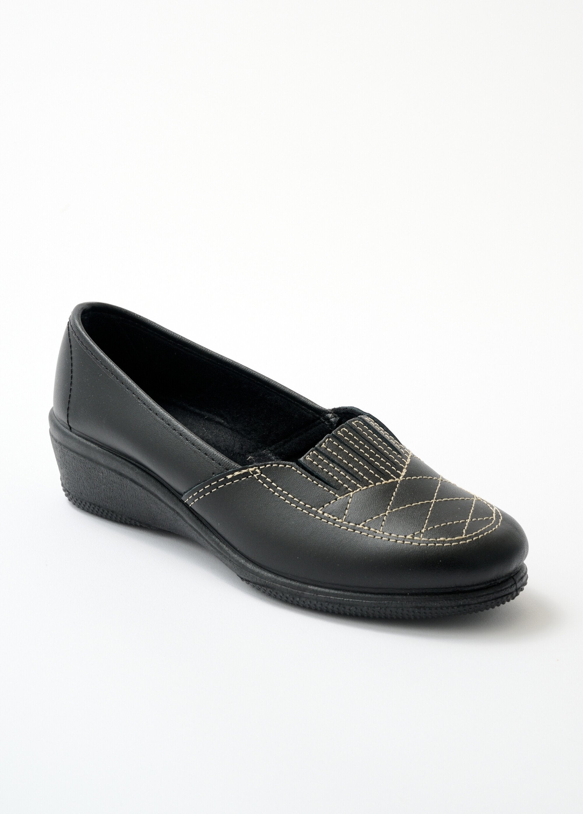 Mocassins_cuir_largeur_confort_élastiqués_Noir_FA1_slim