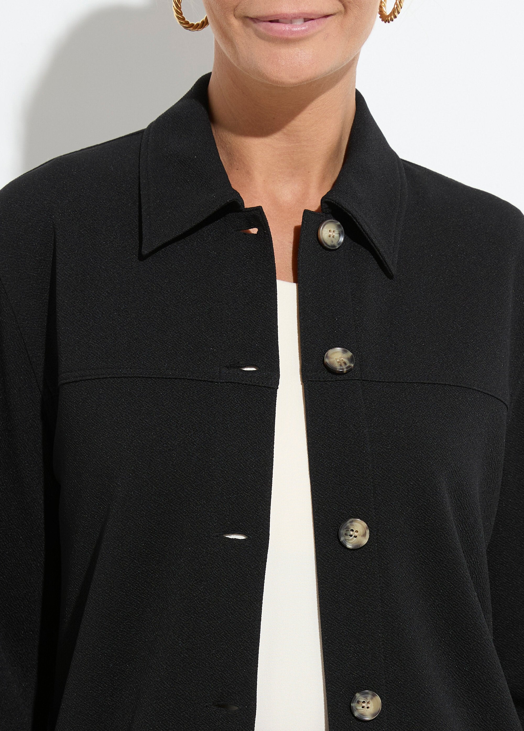 Surchemise_boutonnée_maille_crêpe_unie_Noir_DE1_slim
