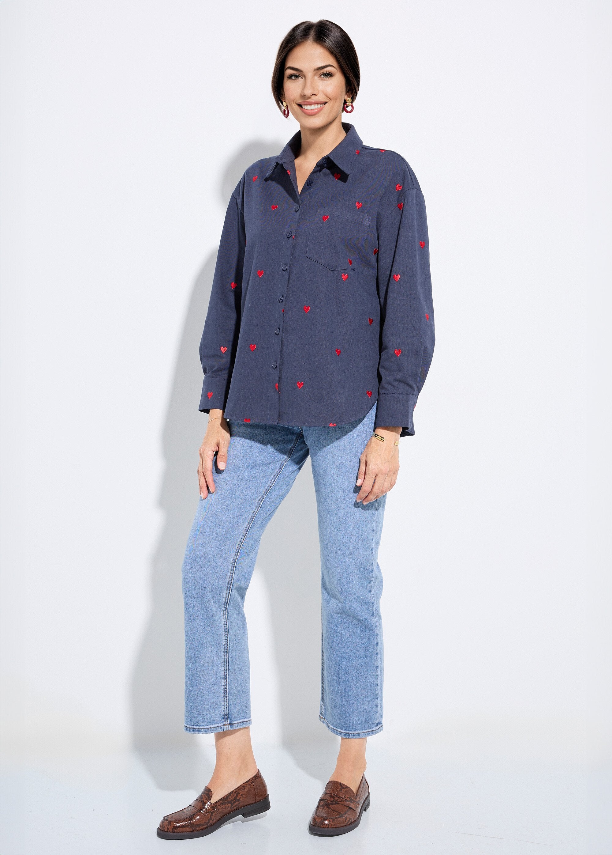 Surchemise_en_twill_avec_coeur_brodés_Marine_SF1_slim