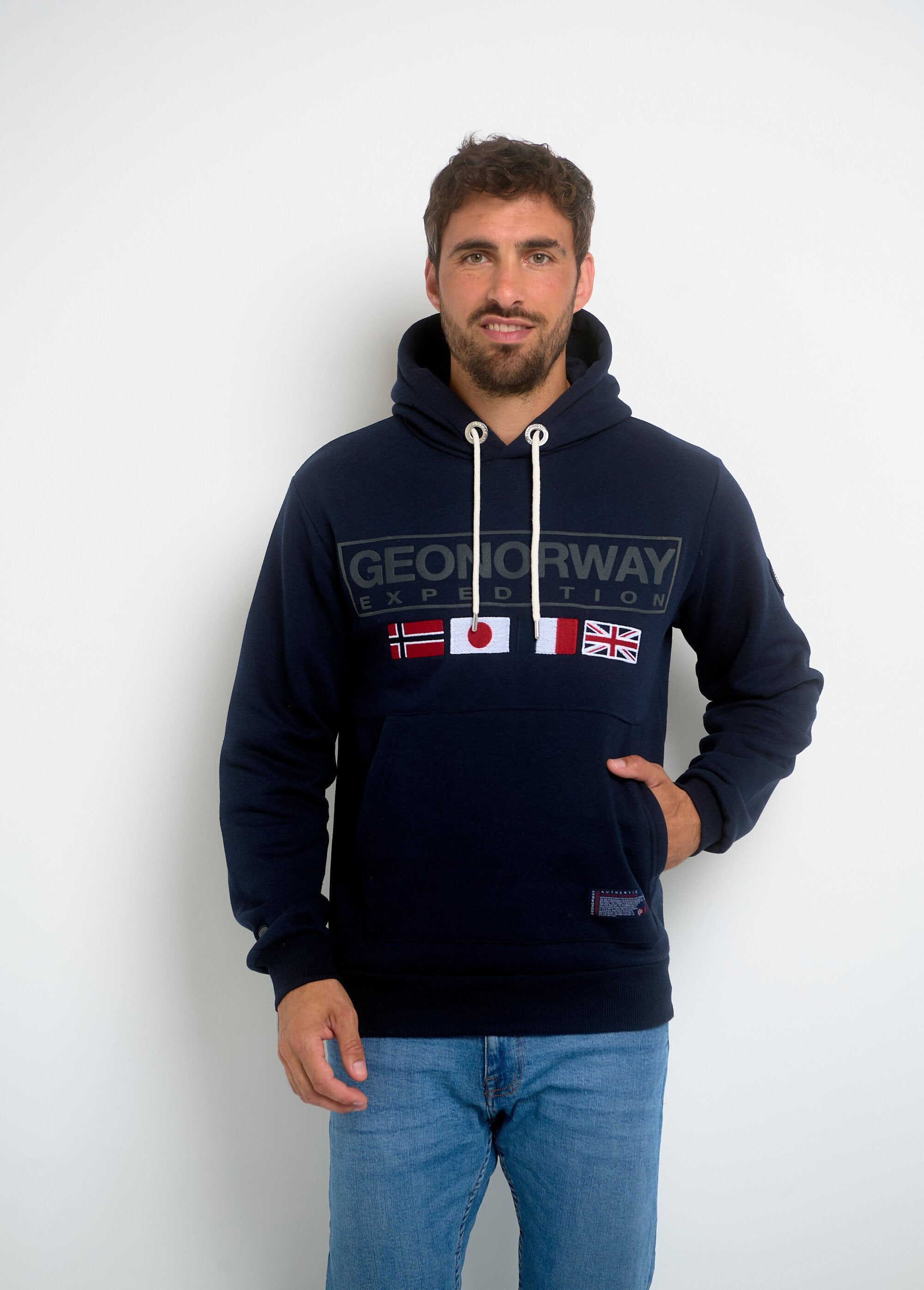 Vlag_hoodie_met_kangoeroezak_Marine_FA1_slim