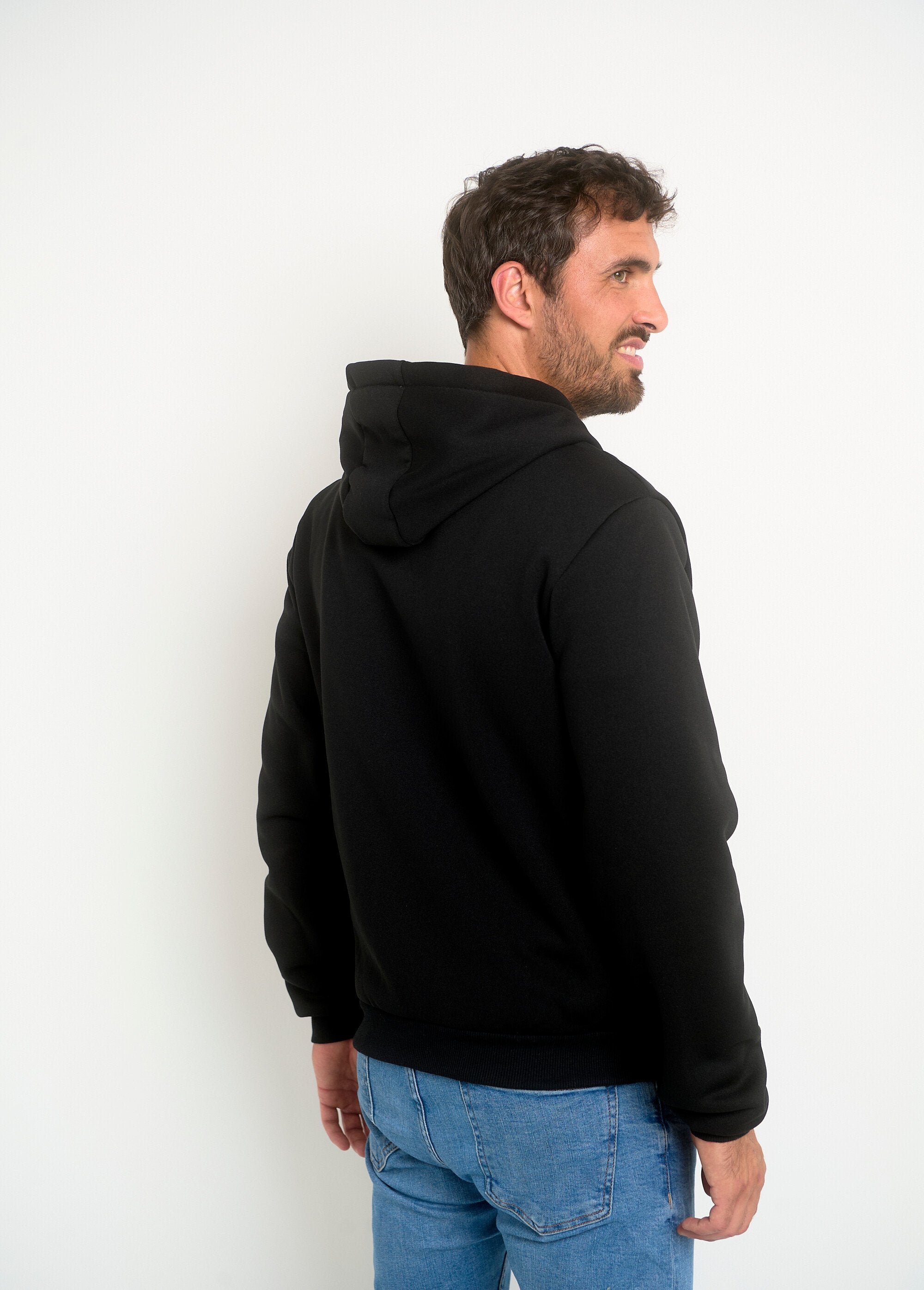 Sweat_à_capuche_zippé_poche_kangourou_Noir_et_gris_DO1_slim