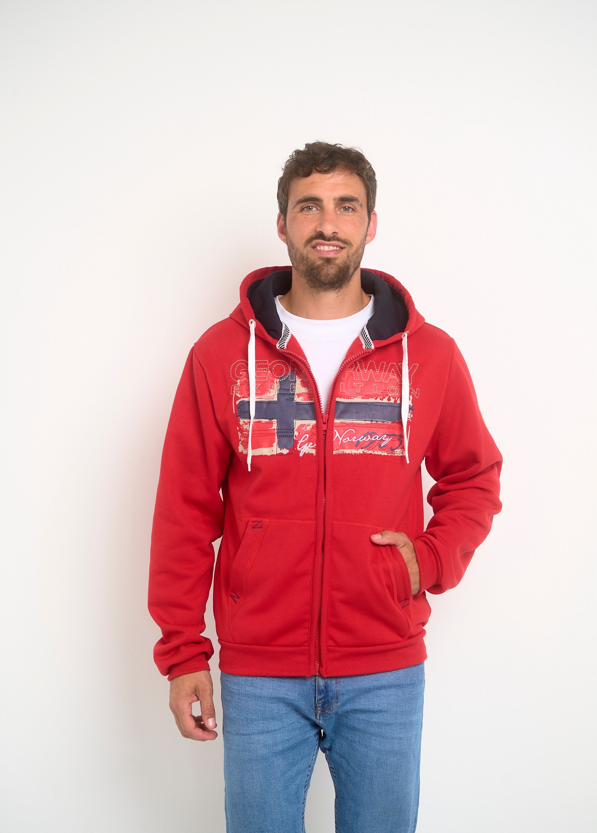 Hoodie_met_rits_en_kangoeroezak_Rouge_et_marine_FA1_slim