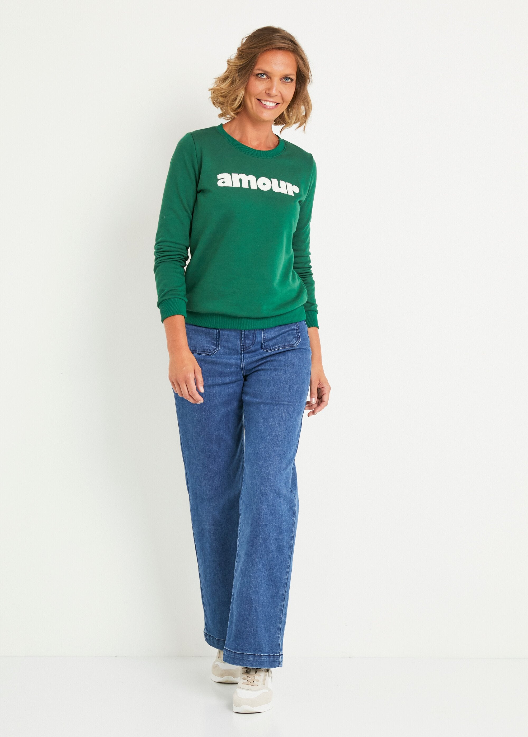 Sweater_met_lange_mouwen_en_geborduurde_boodschap_Vert_SF1_slim