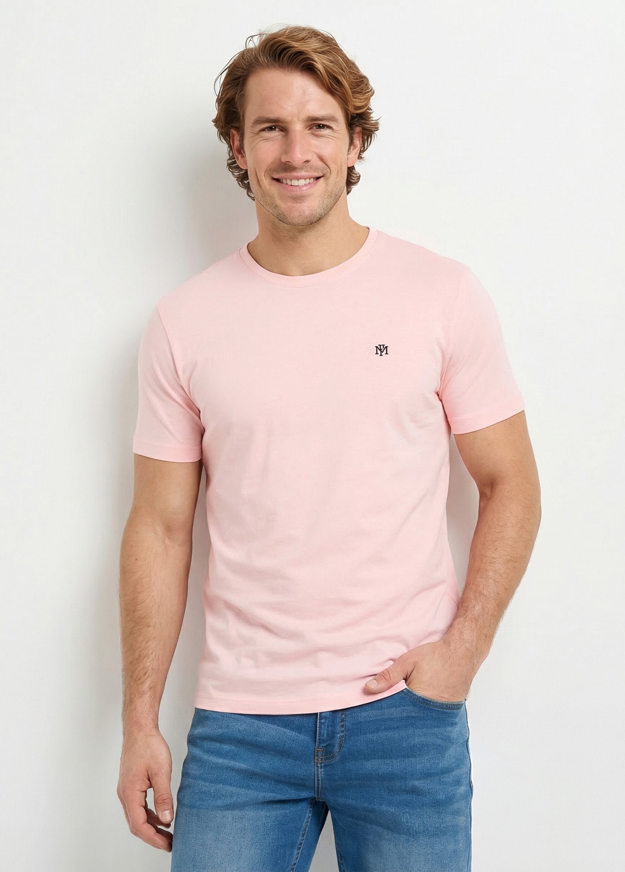 Geborduurd_T-shirt_met_ronde_hals_en_korte_mouwen_Rose_pale_FA1_slim