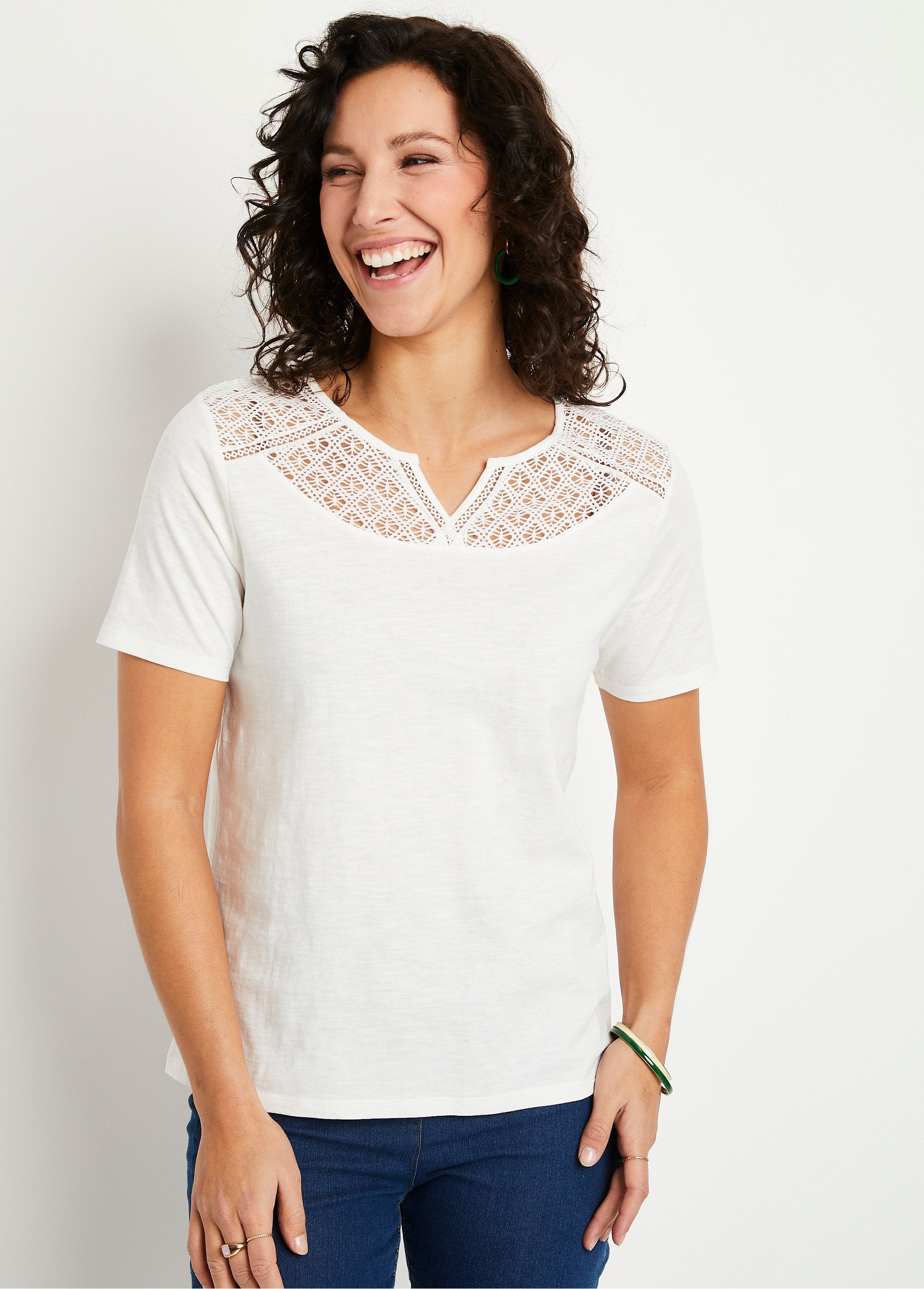 T-shirt_coton_maille_flammée_dentelle_Blanc_FA1_slim