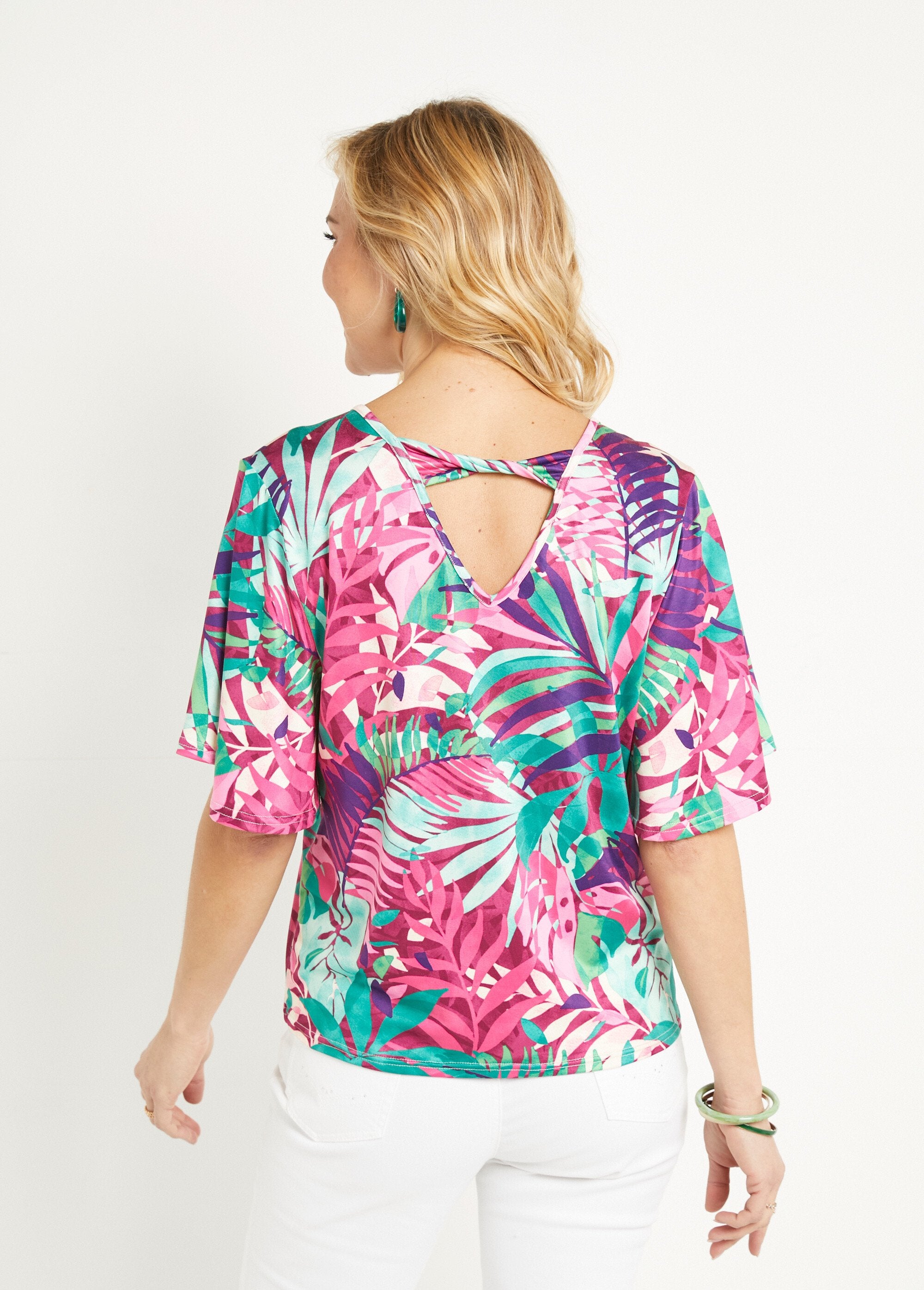 T-shirt_met_tropische_print_en_vlindermouwen_Multicolore_DO1_slim