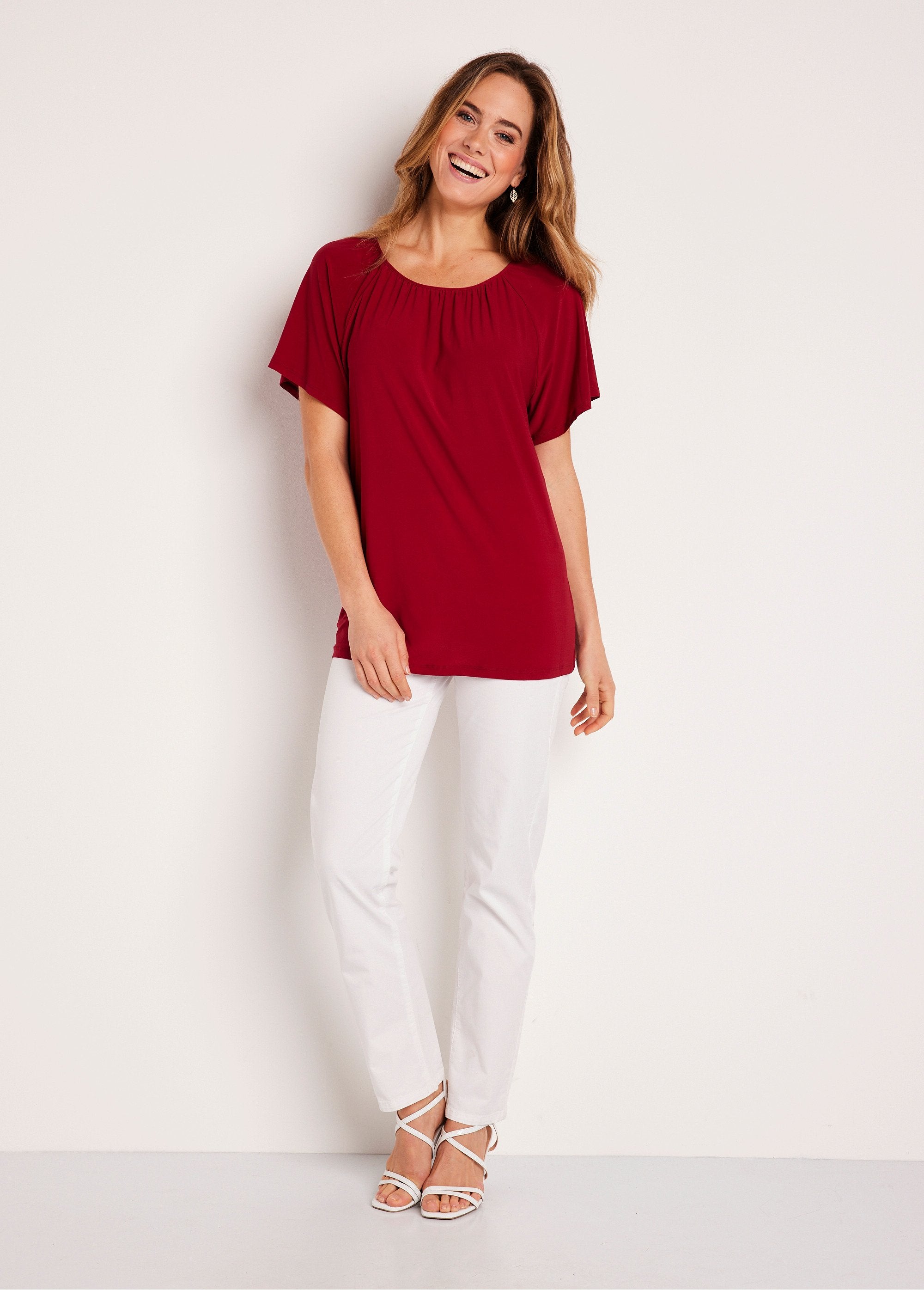 T-shirt_long_ample_uni_ou_fleuri_Uni_cassis_SF1_slim