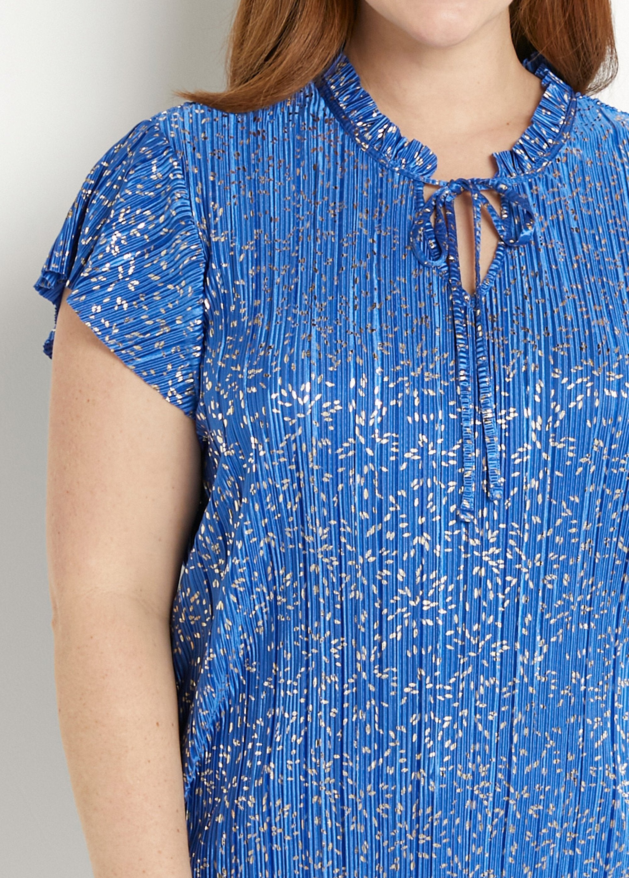 T-shirt_long_imprimé_doré_manches_courtes_Bleu_DE1_curvy