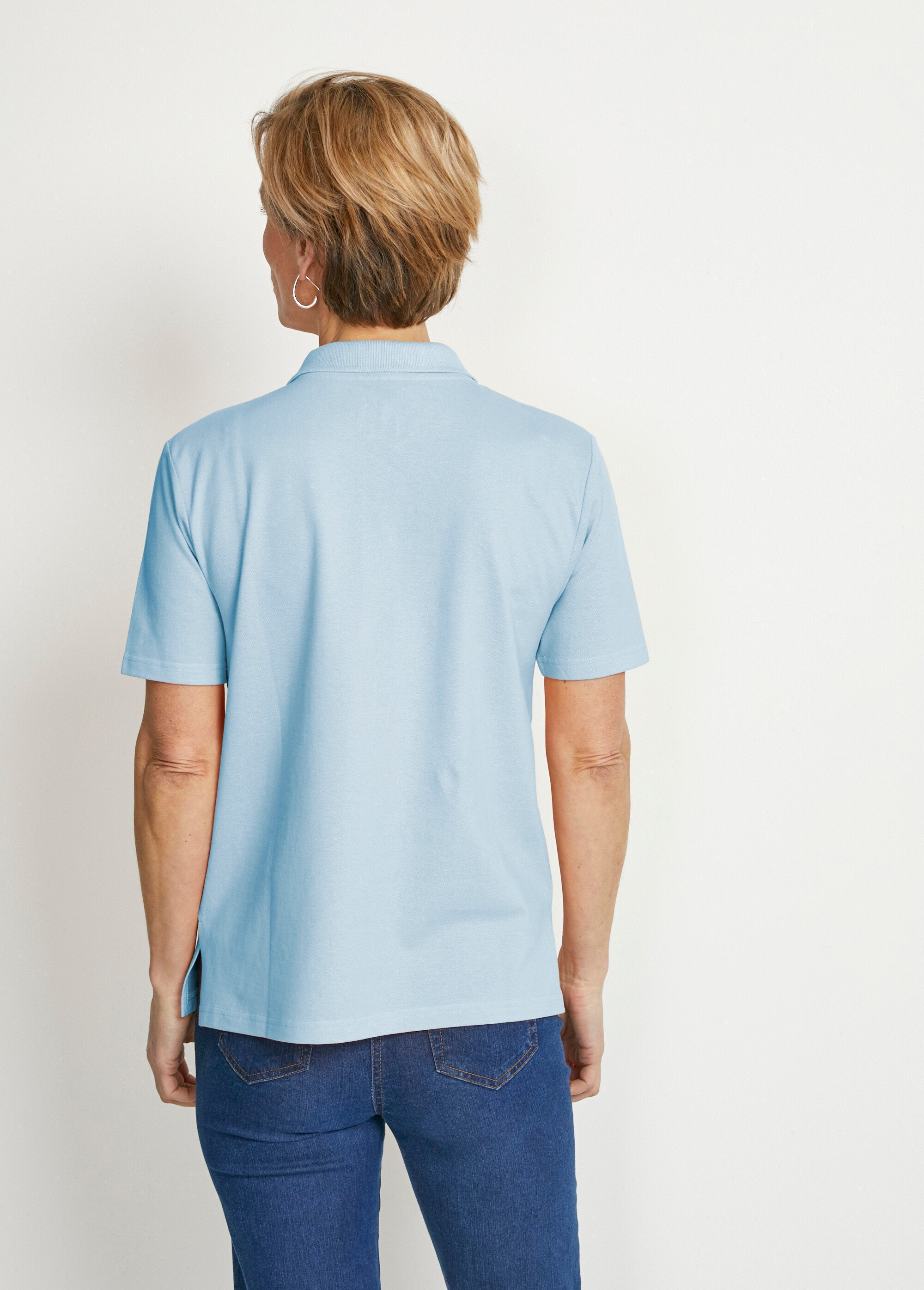 T-shirt_maille_piquée_coton_col_polo_Bleu_DO1_slim