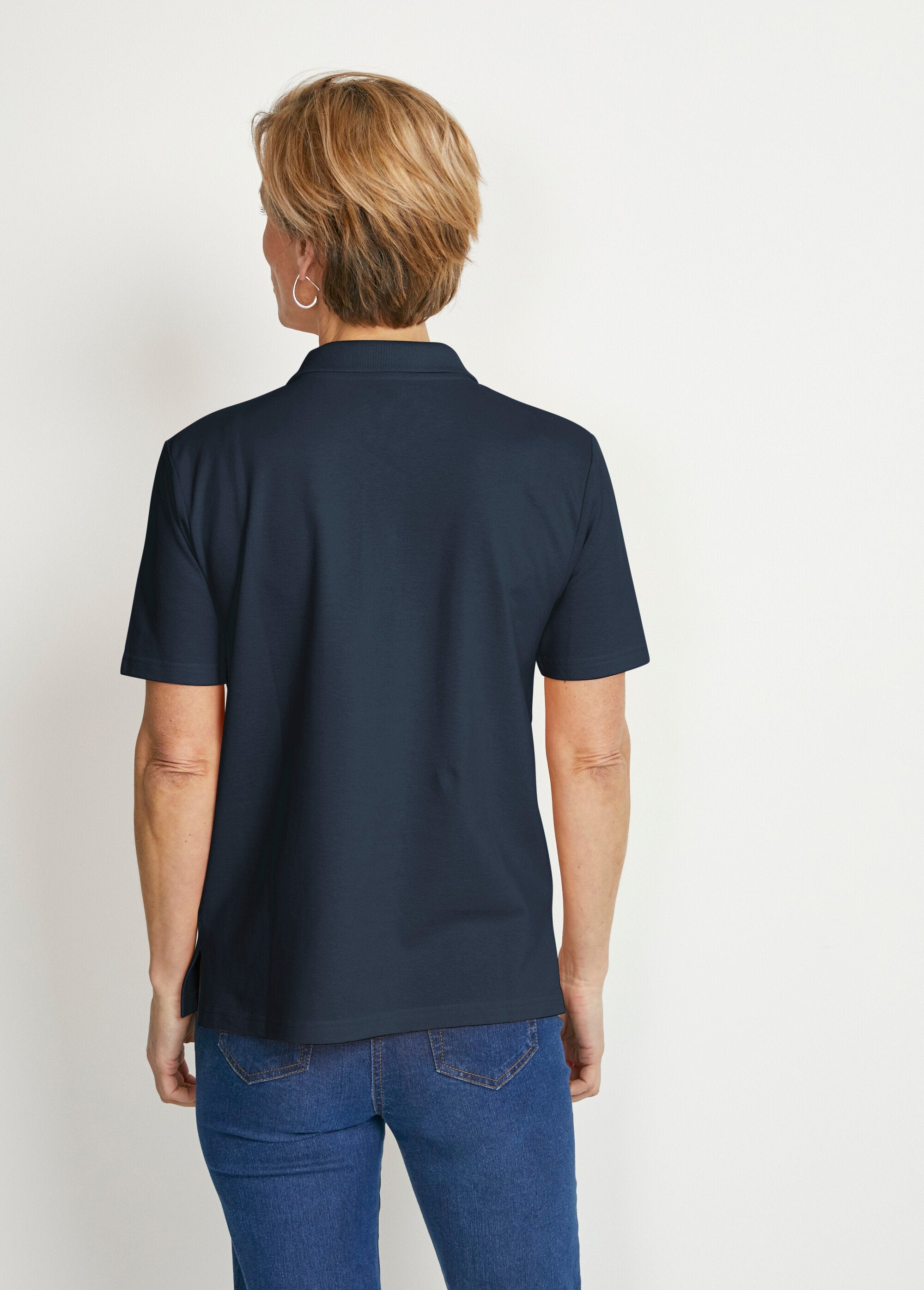 T-shirt_maille_piquée_coton_col_polo_Marine_DO1_slim