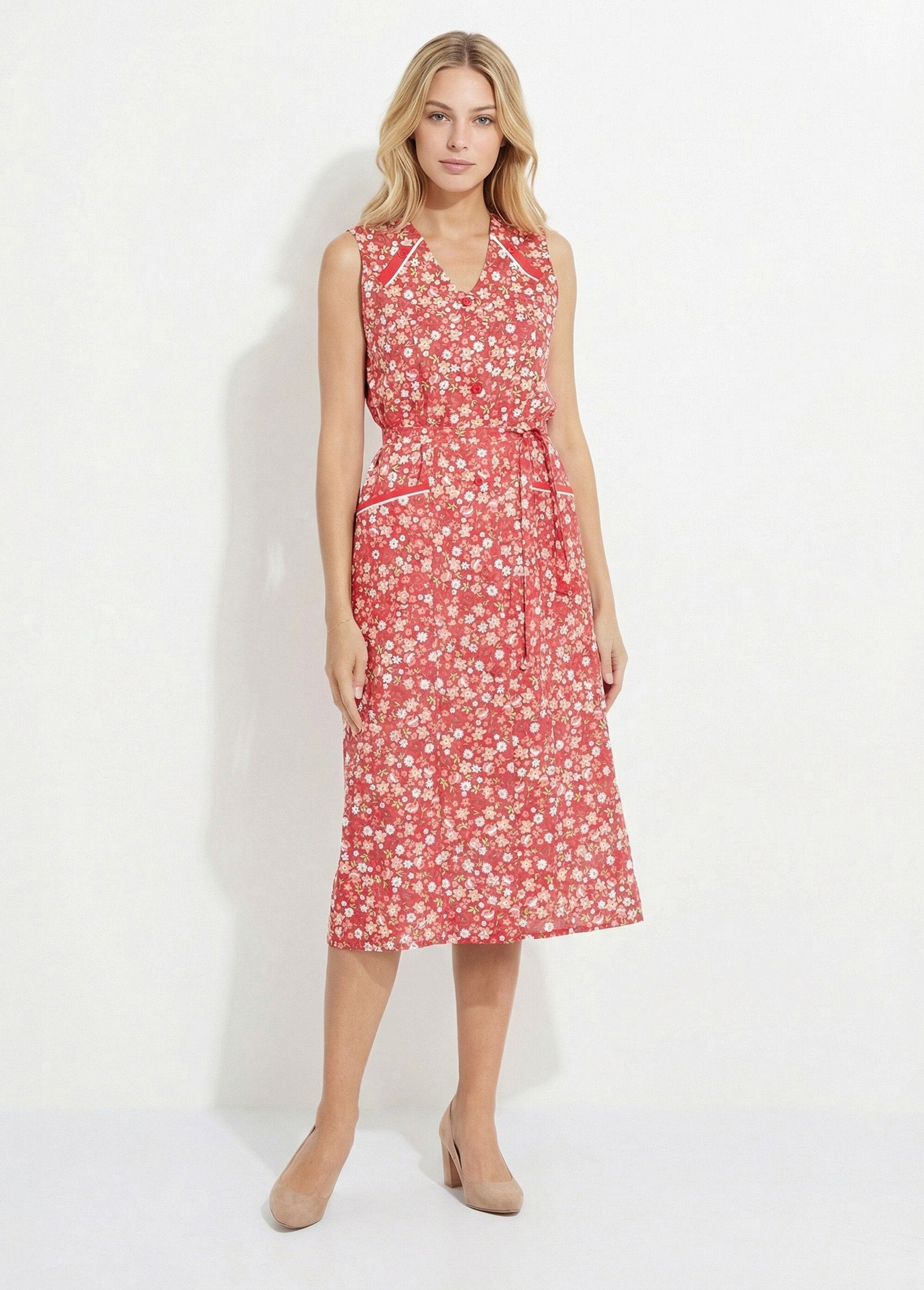 Tablier_sans_manches_boutonné_imprimé_fleuri_Rouge_FA1_slim