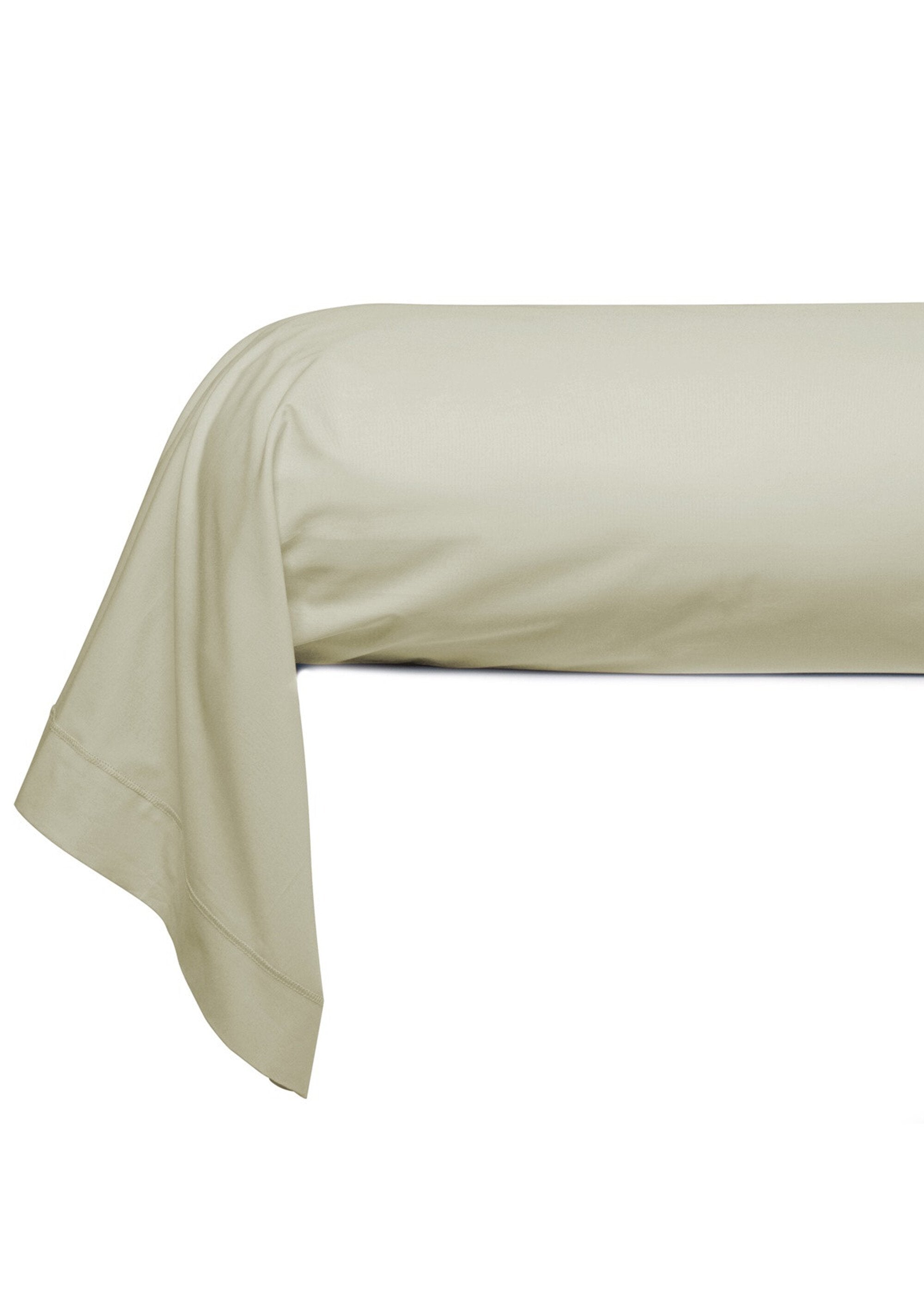 Taie_d'oreiller_-_Uni_Percale_de_coton_Beige_lin_FA2_slim