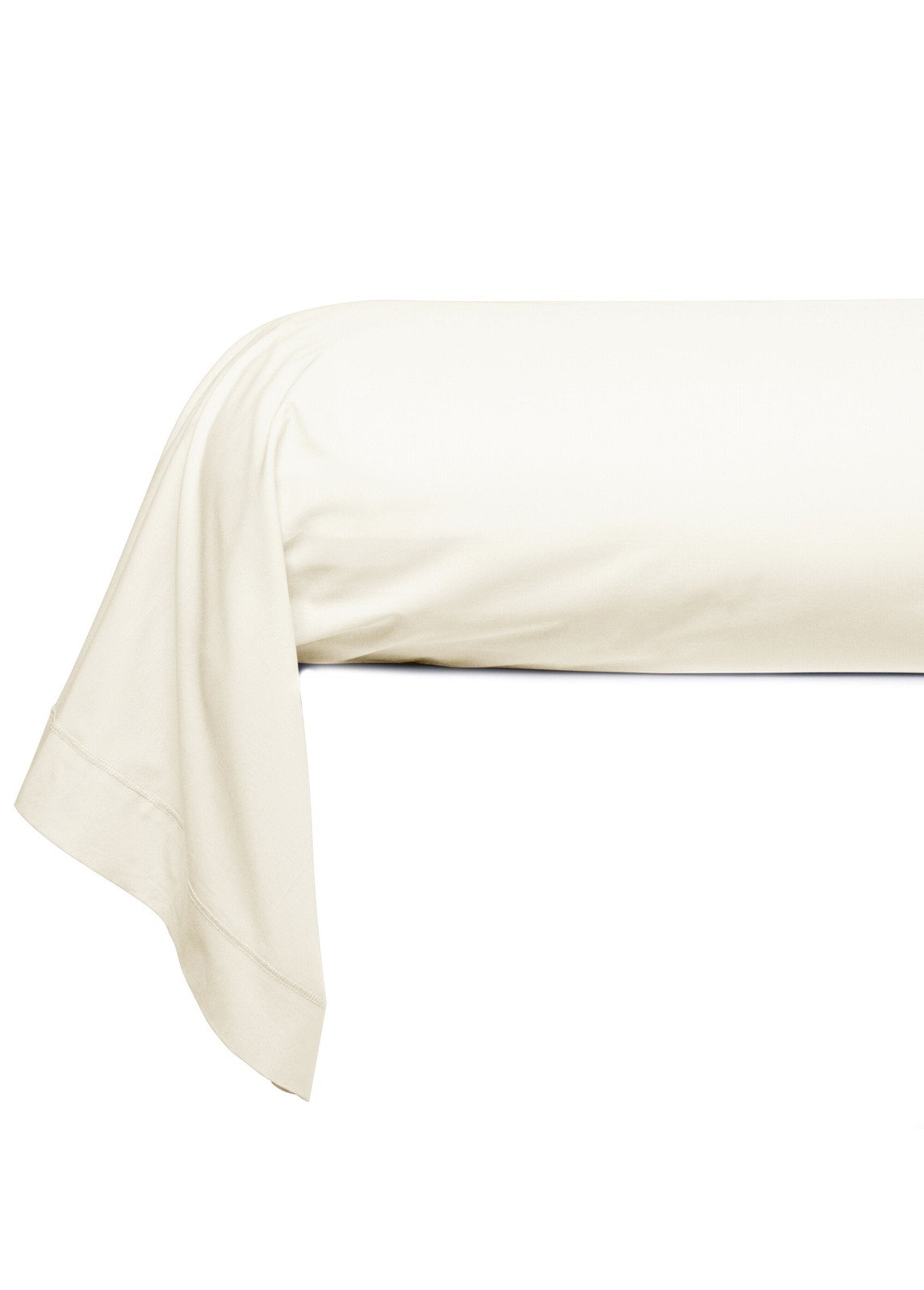 Taie_d'oreiller_-_Uni_Percale_de_coton_Beige_naturel_FA2_slim