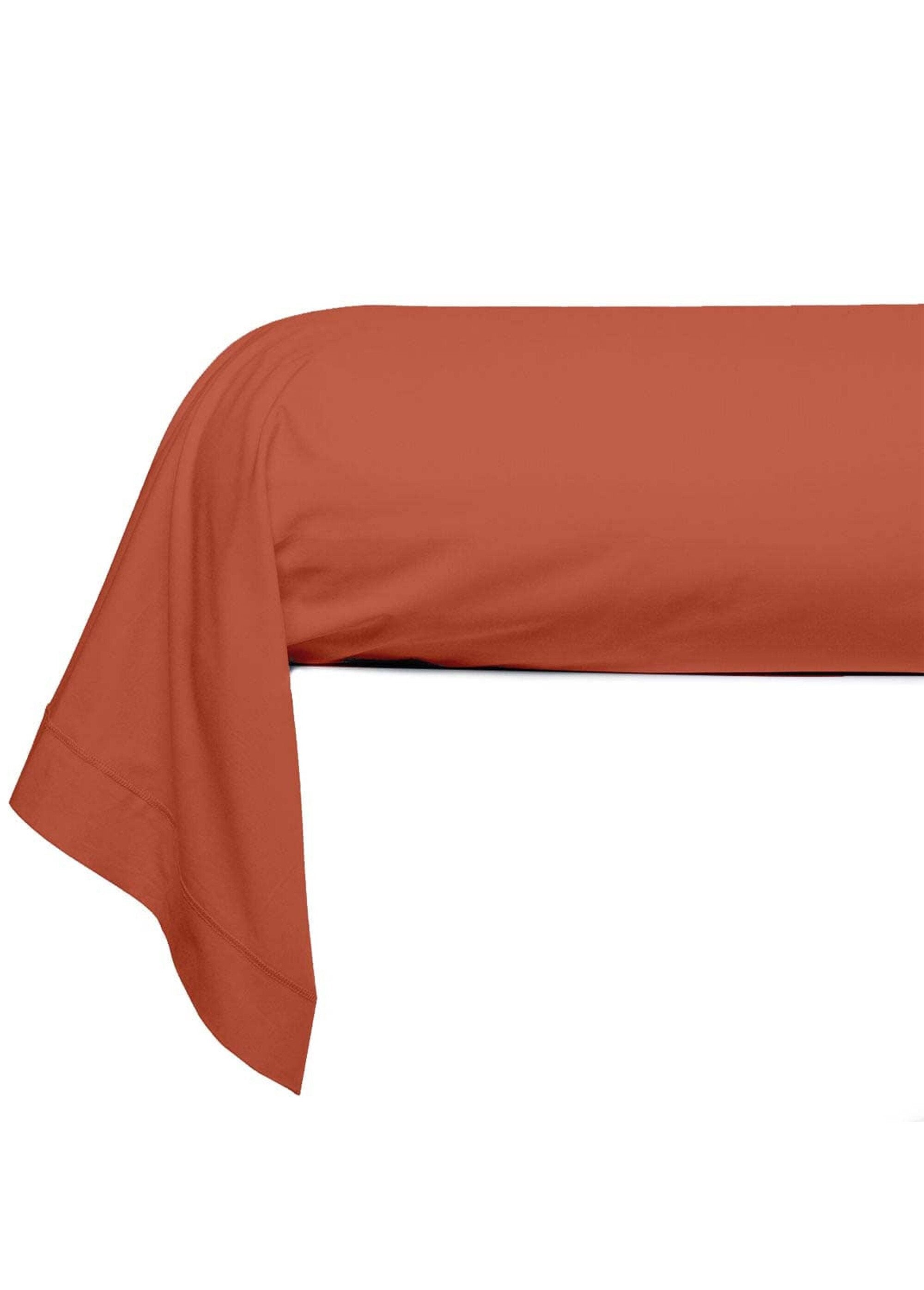 Taie_d'oreiller_-_Uni_Percale_de_coton_Terracotta_FA2_slim