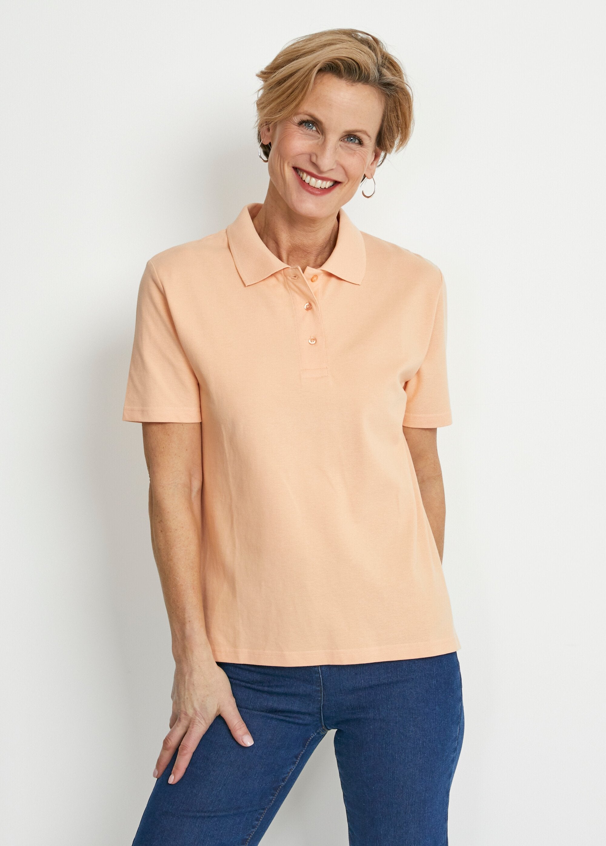 T-shirt_maille_piquée_coton_col_polo_Melon_FA1_slim