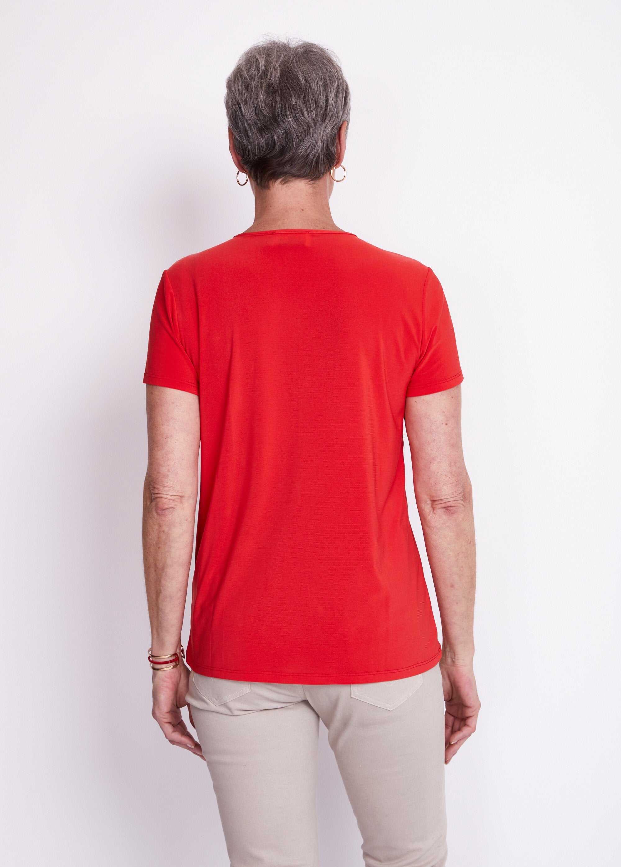 Tee-shirt_maille_extensible_encolure_fantaisie_Rouge_DO1_slim