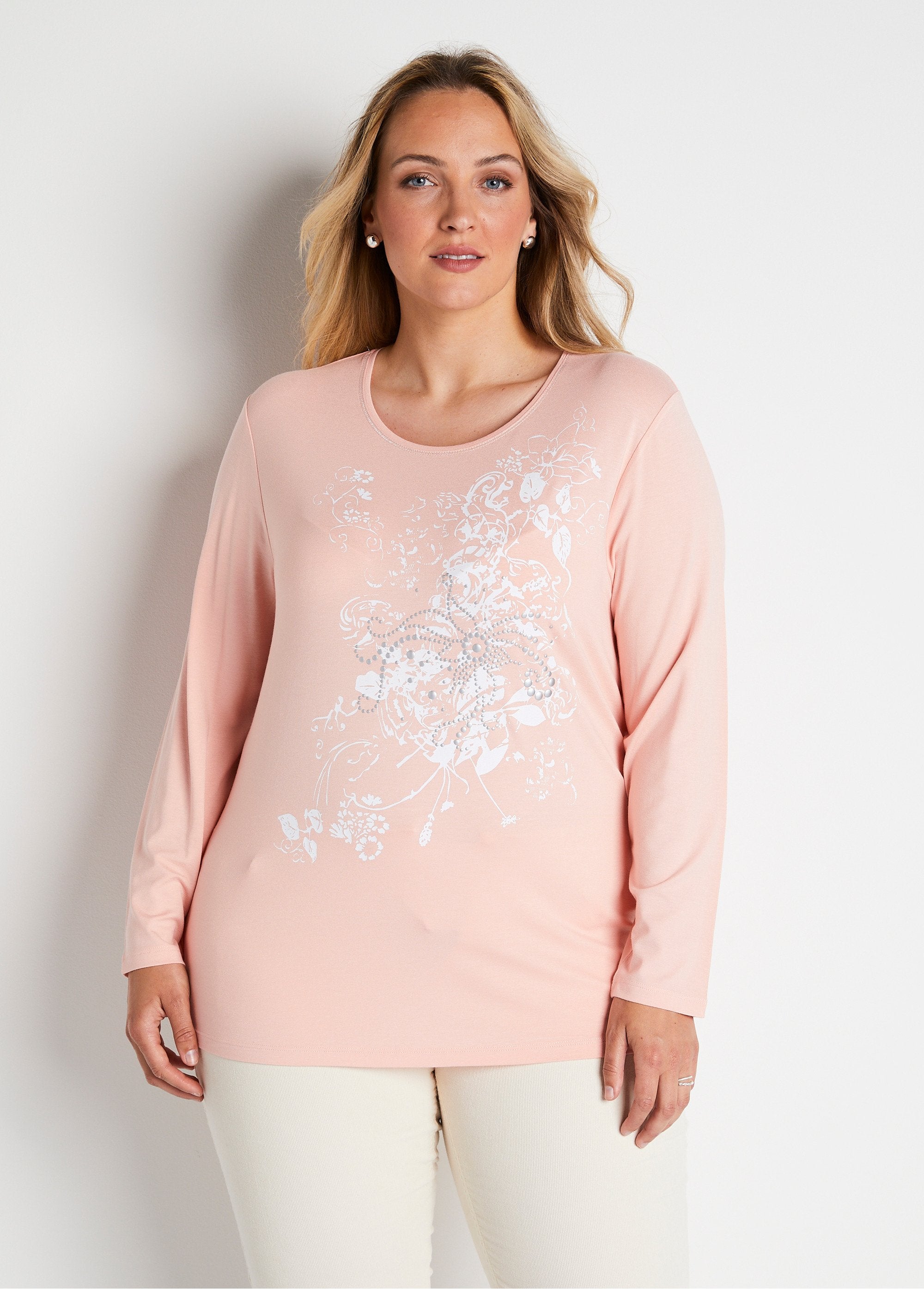 Tee-shirt_manches_longues_maille_fluide_Rose_FA1_curvy