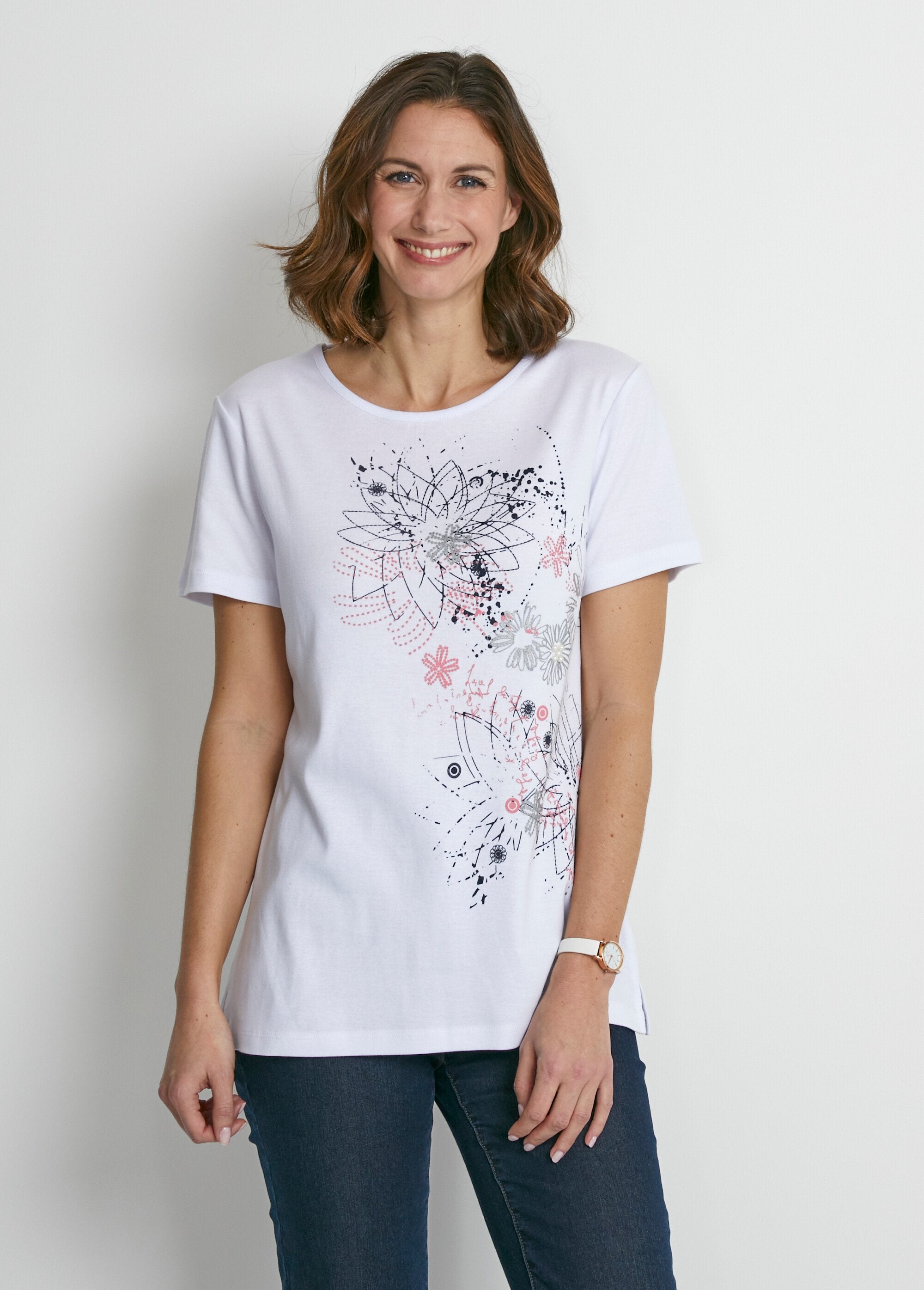 T-shirt_long_motif_fleuri_fentes_côtés_Blanc_FA1_slim