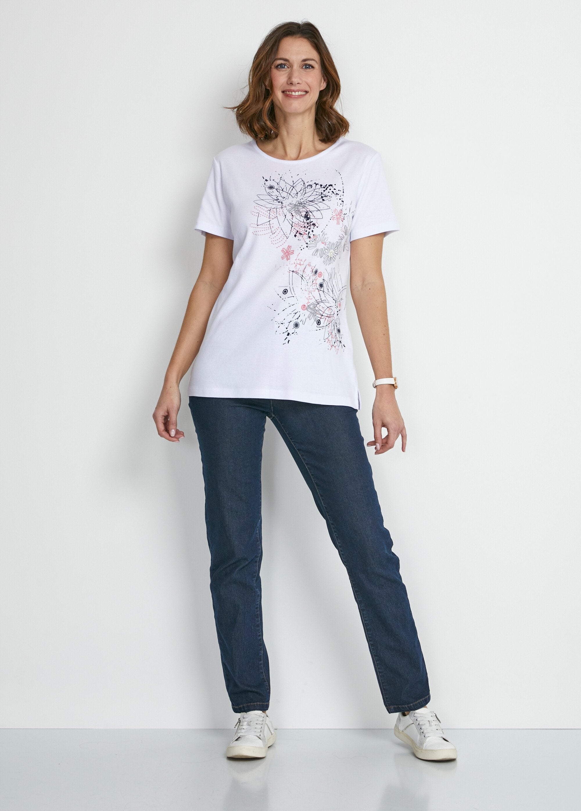 T-shirt_long_motif_fleuri_fentes_côtés_Blanc_SF1_slim