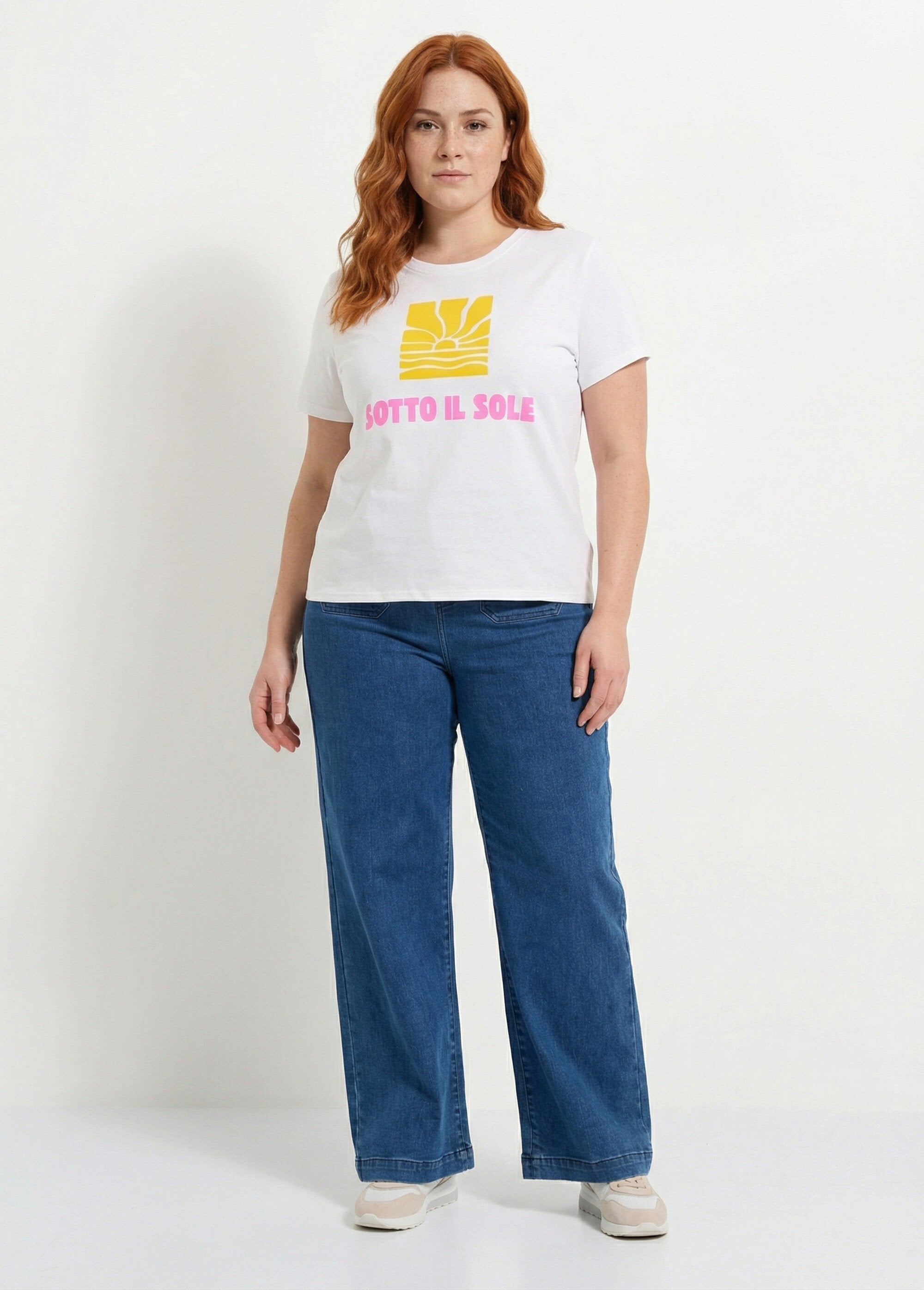 T-shirt_manches_courtes,_motif_Soleil_Blanc_imprime_SF1_curvy