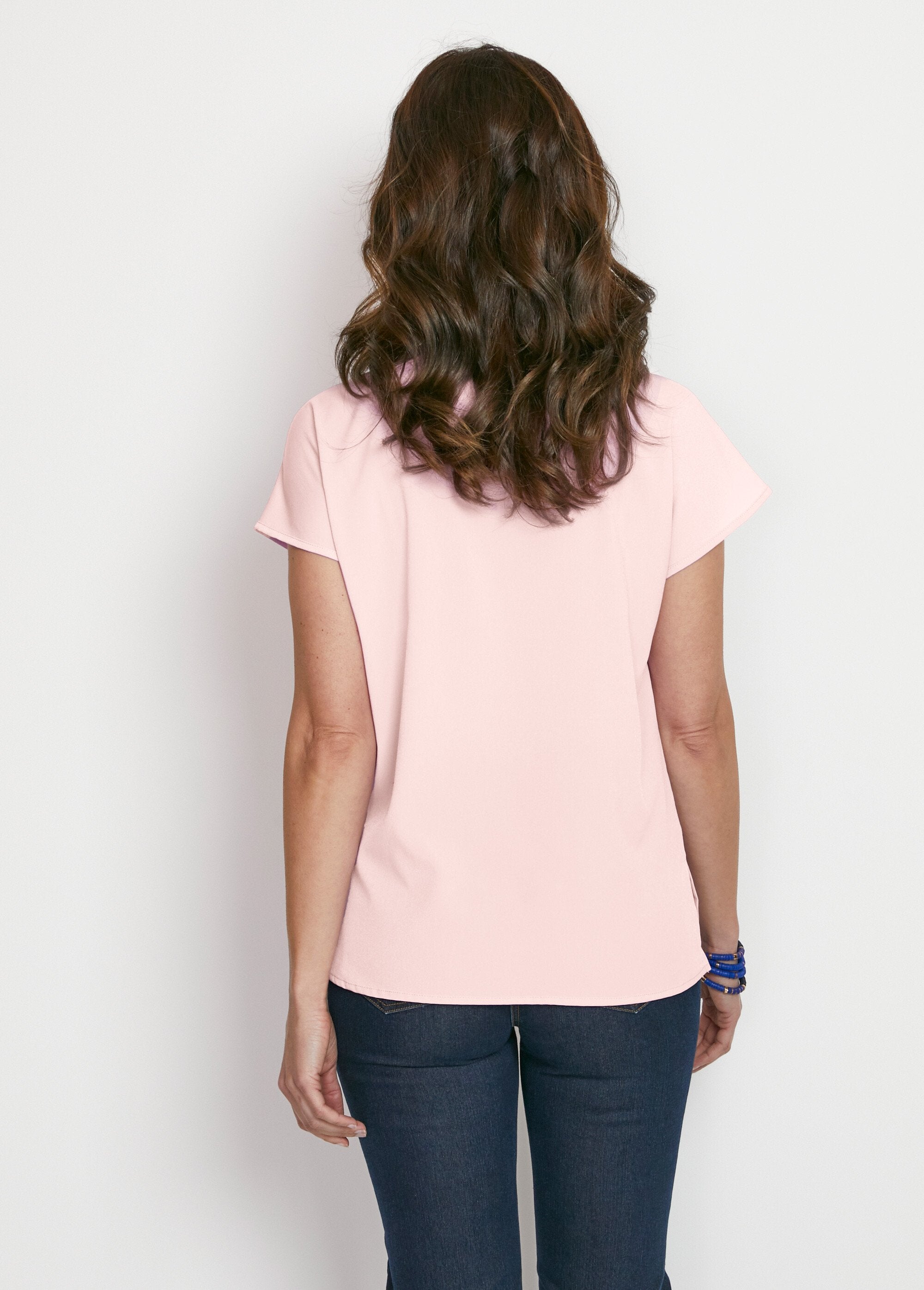 Top_long_manches_courtes_broderies_col_rond_Rose_the_DO1_slim