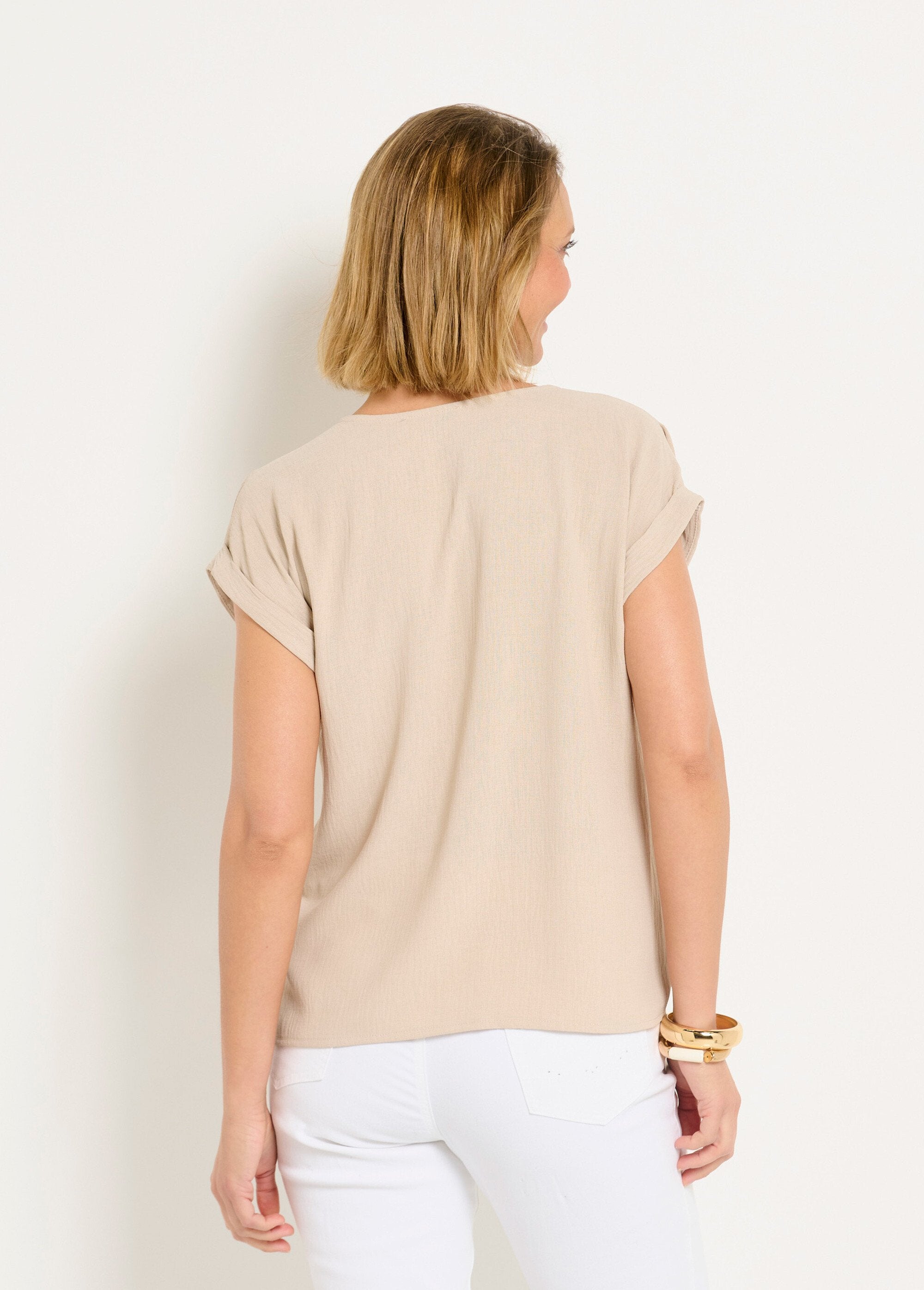 Tunique_col_V_manches_kimono_aspect_gaufré_Beige_DO1_slim