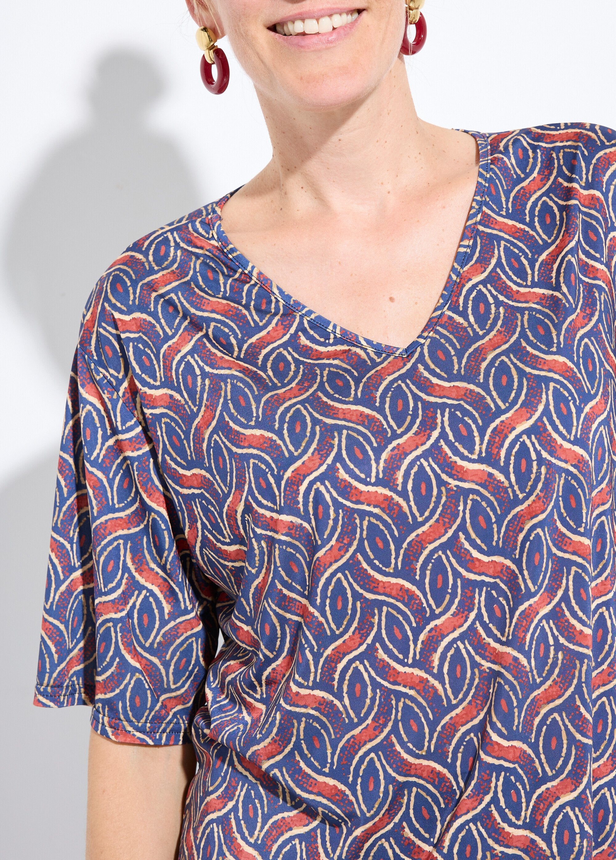 Tunique_manches_courtes_motif_ethnique_Marine_et_brique_DE1_slim