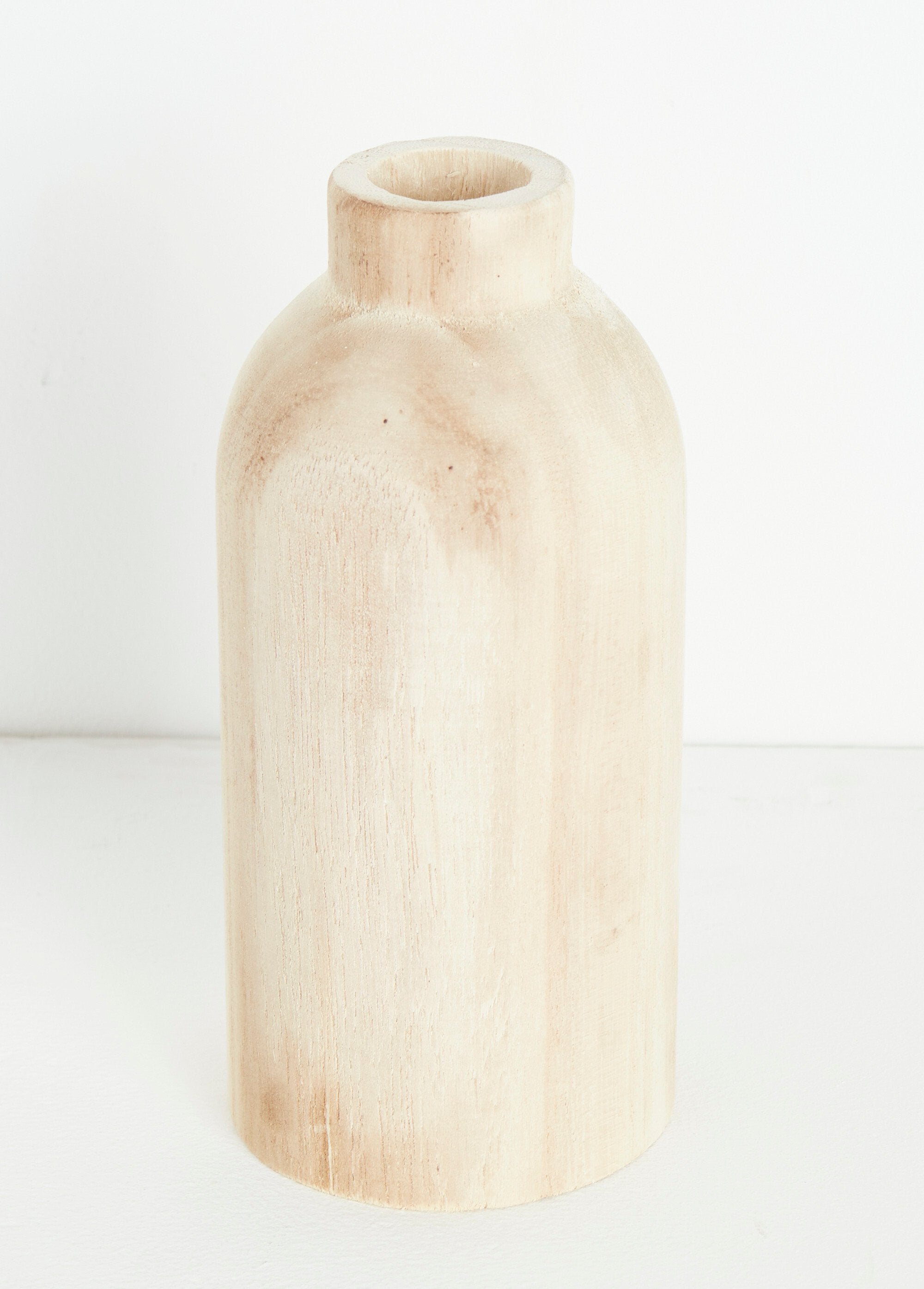 Vase_en_bois_col_étroit,_forme_gélule_Naturel_FA1_slim