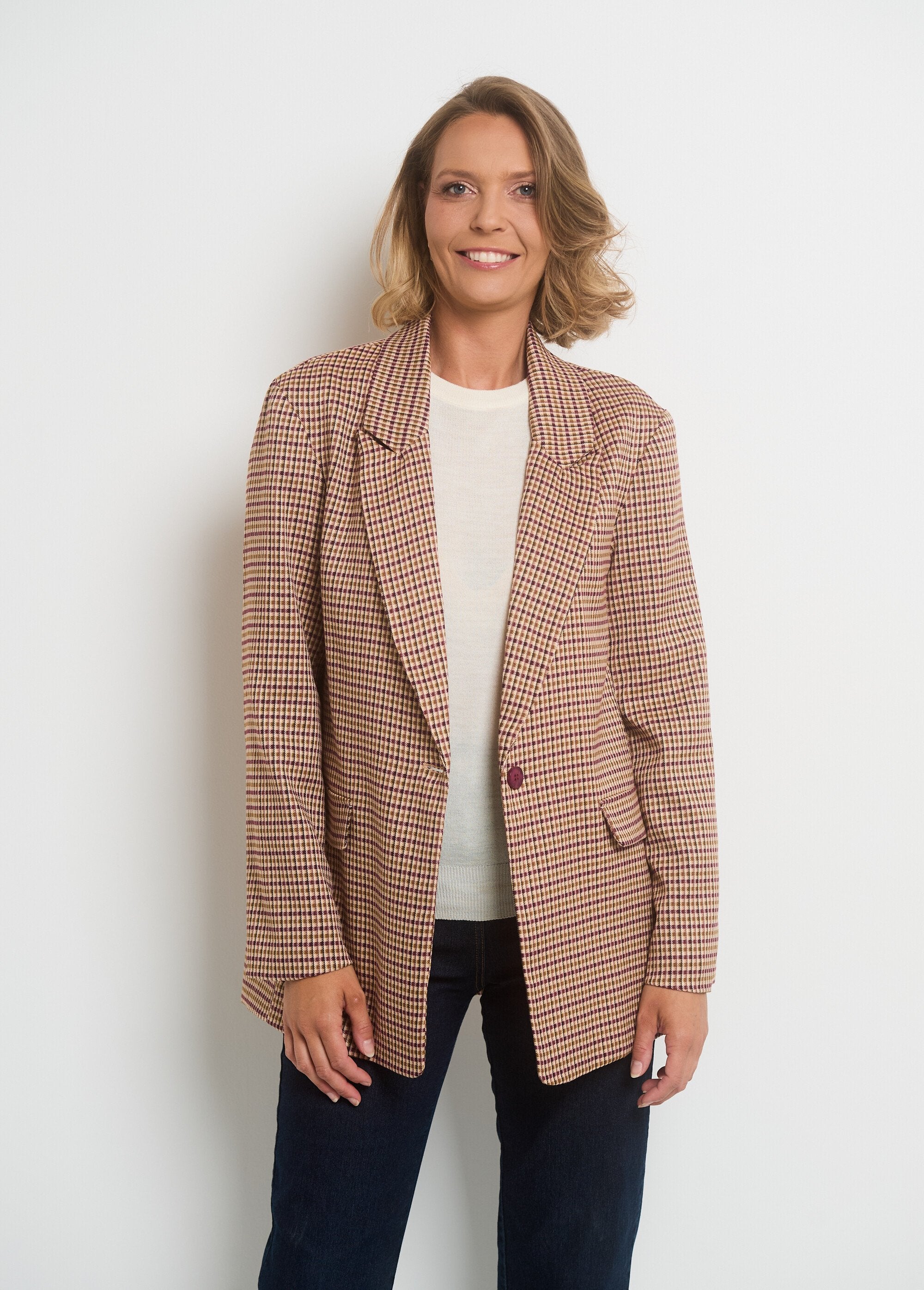 Veste_à_carreaux_1_bouton_style_blazer_Carreaux_bordeaux_FA1_slim