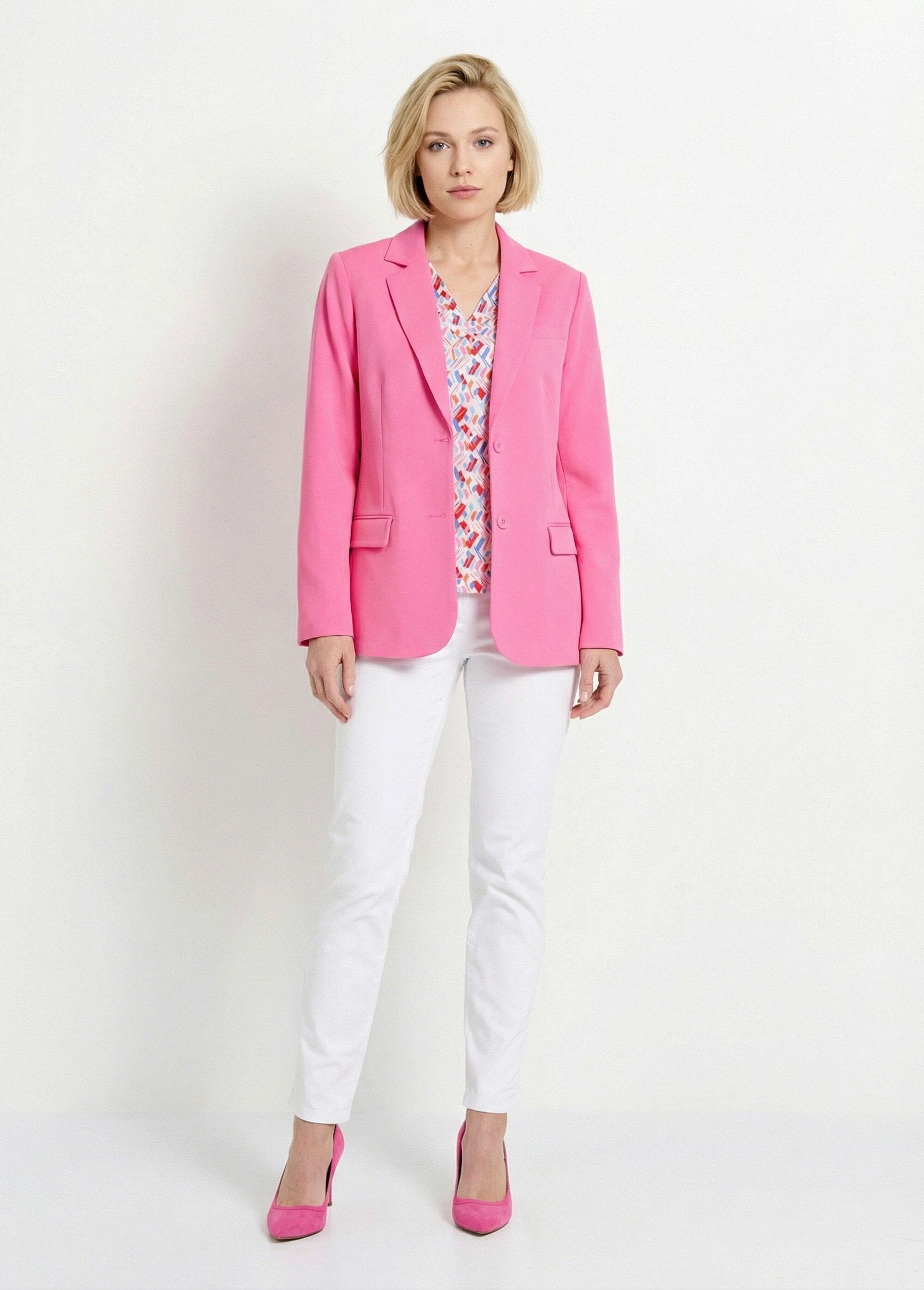 Effen_blazer_met_rechte_snit_Rose_SF1_slim
