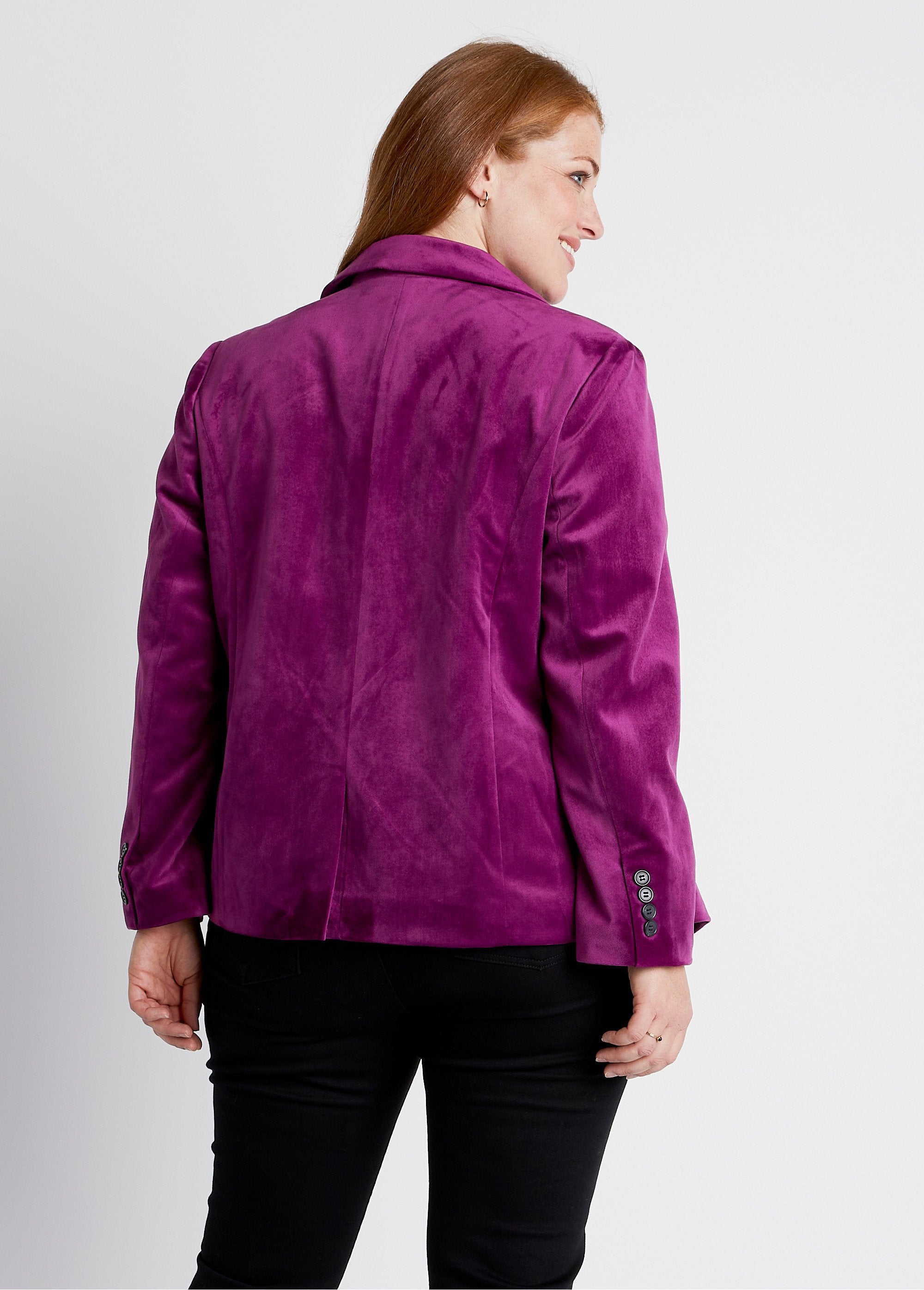 Veste_blazer_droite_velours_uni_col_tailleur_Violet_DO1_curvy