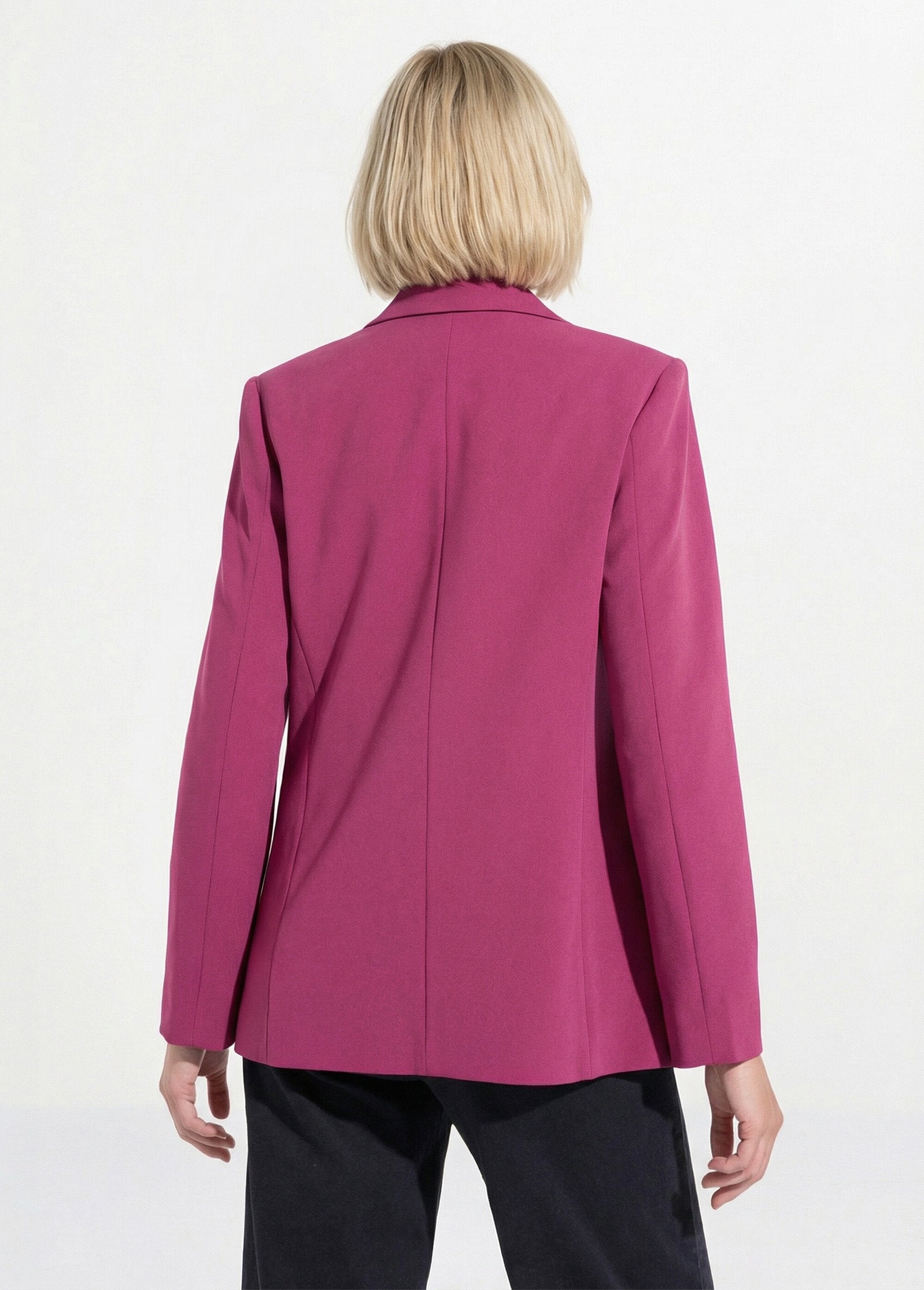 Veste_blazer_unie_coupe_droite_col_tailleur_Cassis_DO1_slim