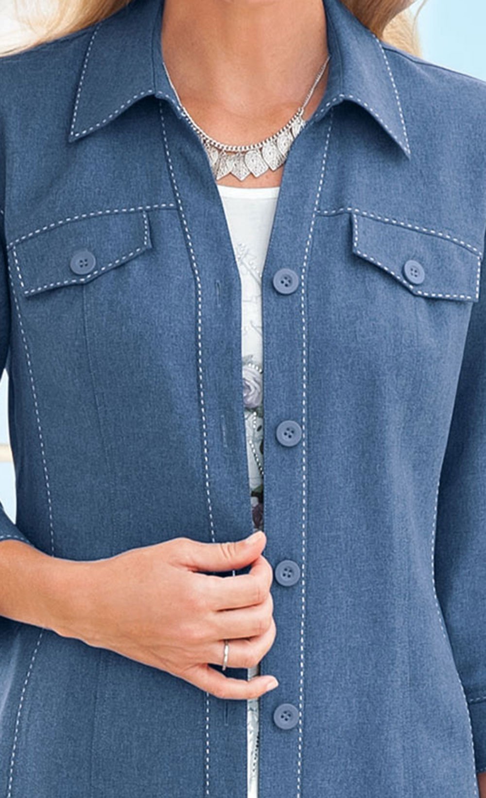 Veste_longue_boutonnée_Indigo_DE1_slim