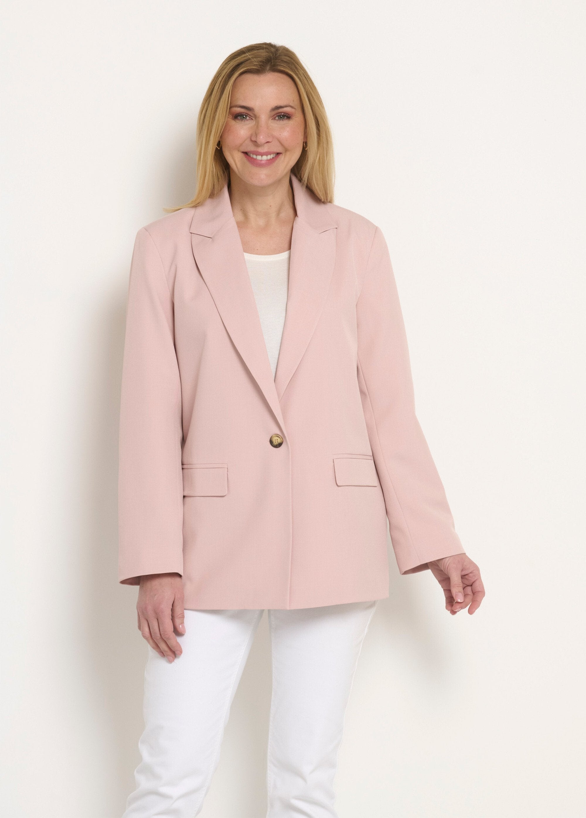 Veste_longue_1_bouton_avec_col_tailleur_Rose_FA1_slim