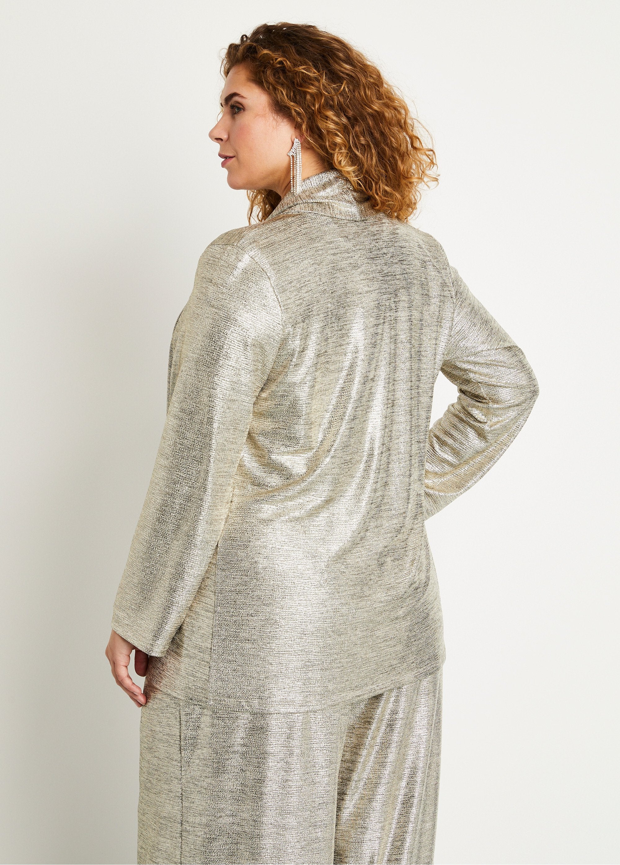 Veste_longue_maille_brillante_cérémonie_Dore_DO1_curvy