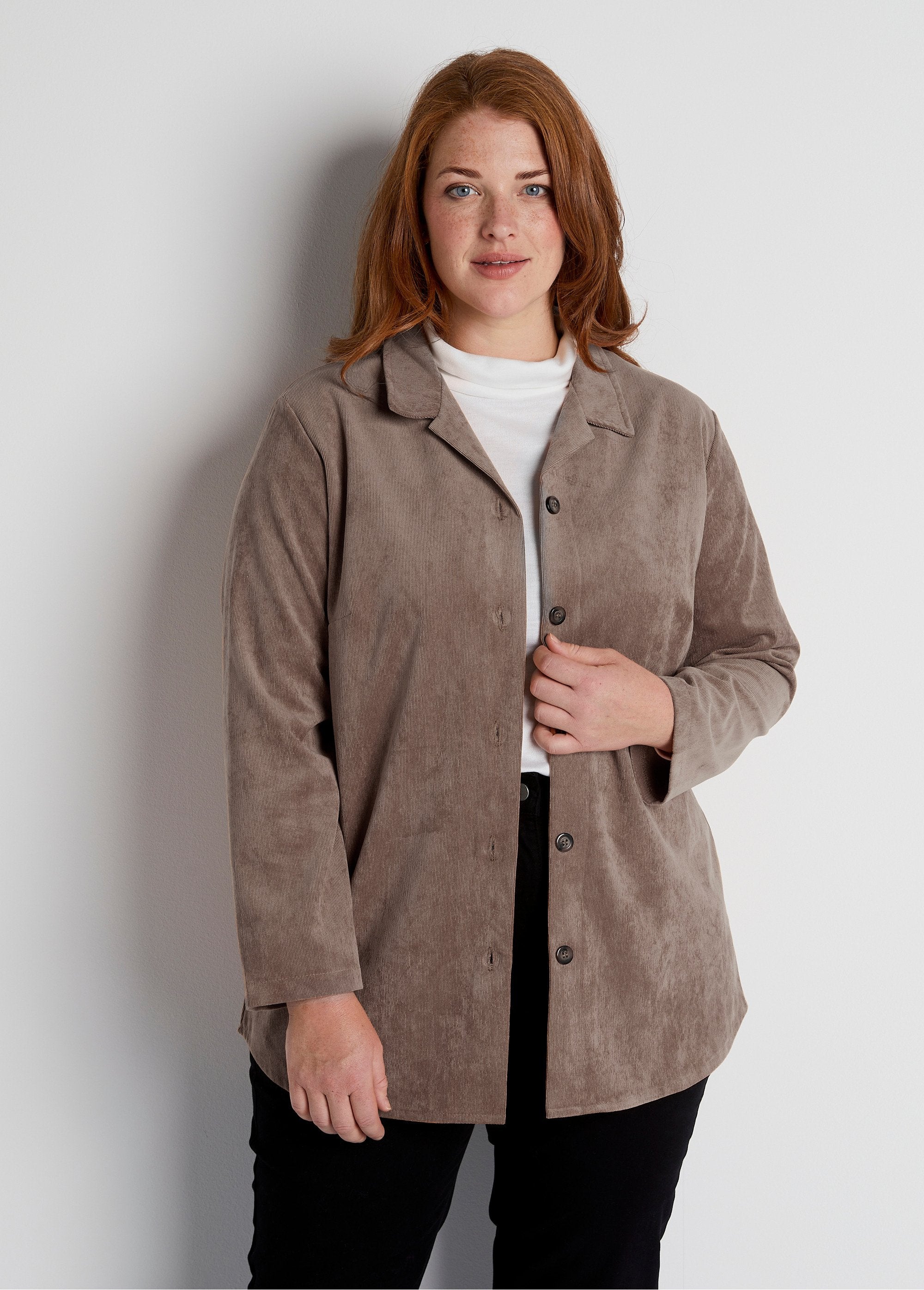 Veste_surchemise_velours_milleraies_col_tailleur_Taupe_FA1_curvy